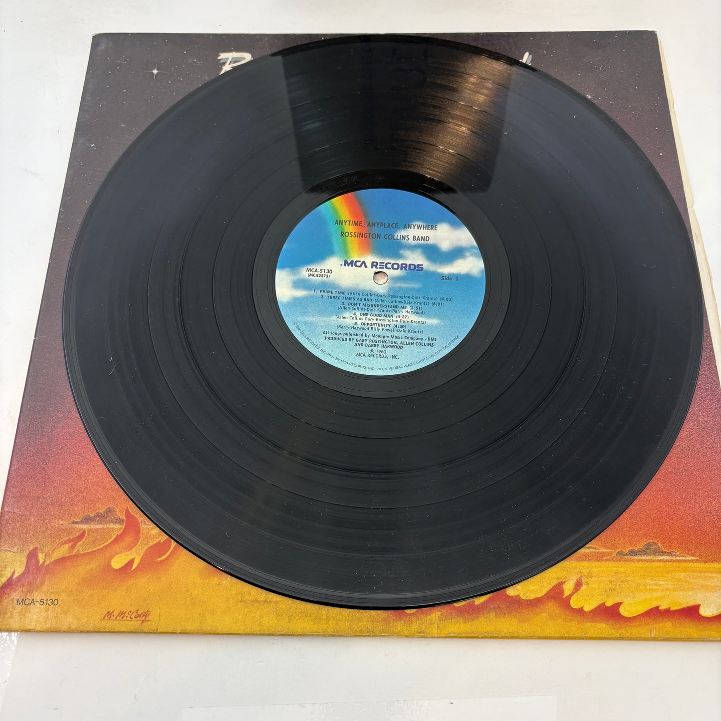 Rossington Collins Band : Anytime, Anyplace, Anywhere (LP,Album,Stereo)