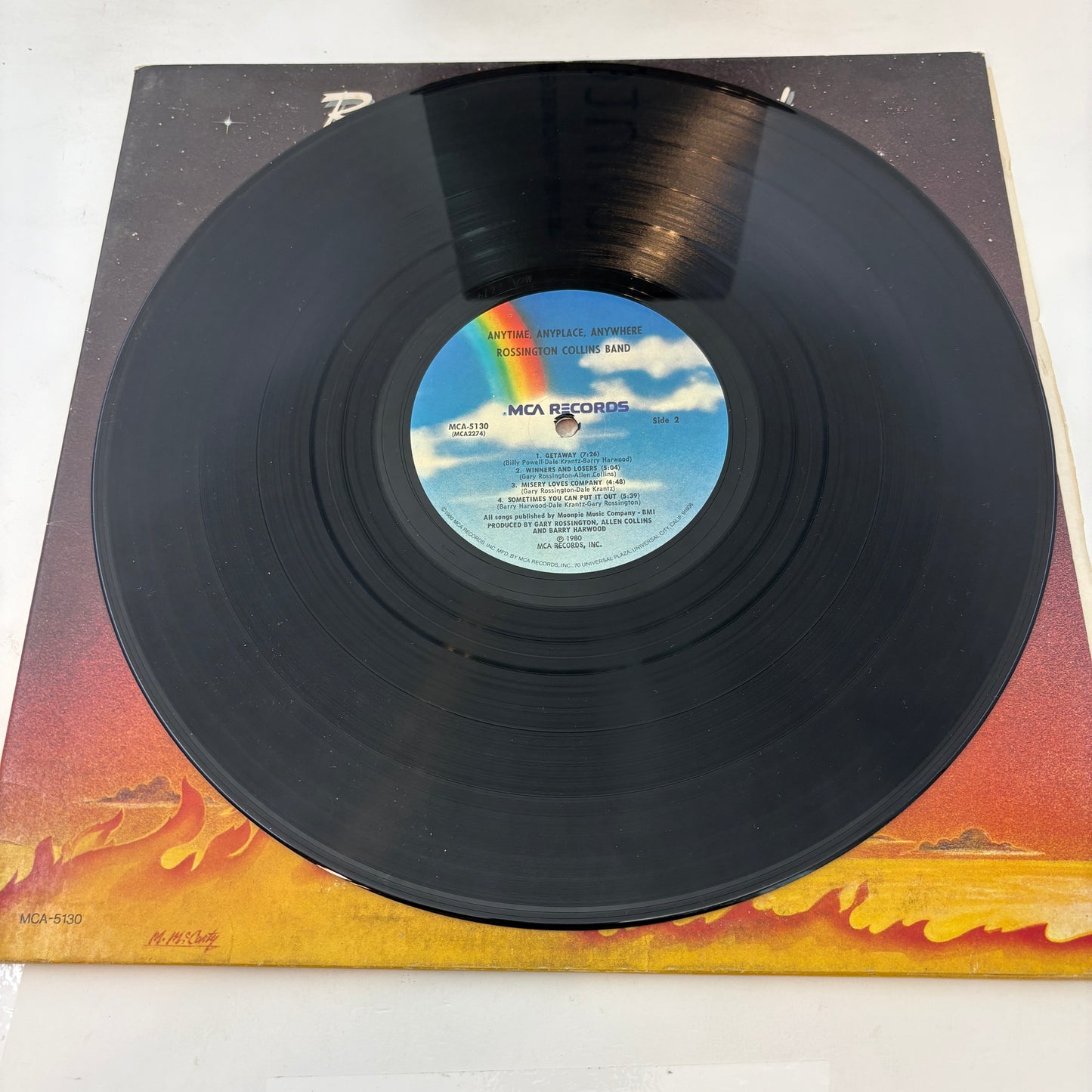 Rossington Collins Band : Anytime, Anyplace, Anywhere (LP,Album,Stereo)