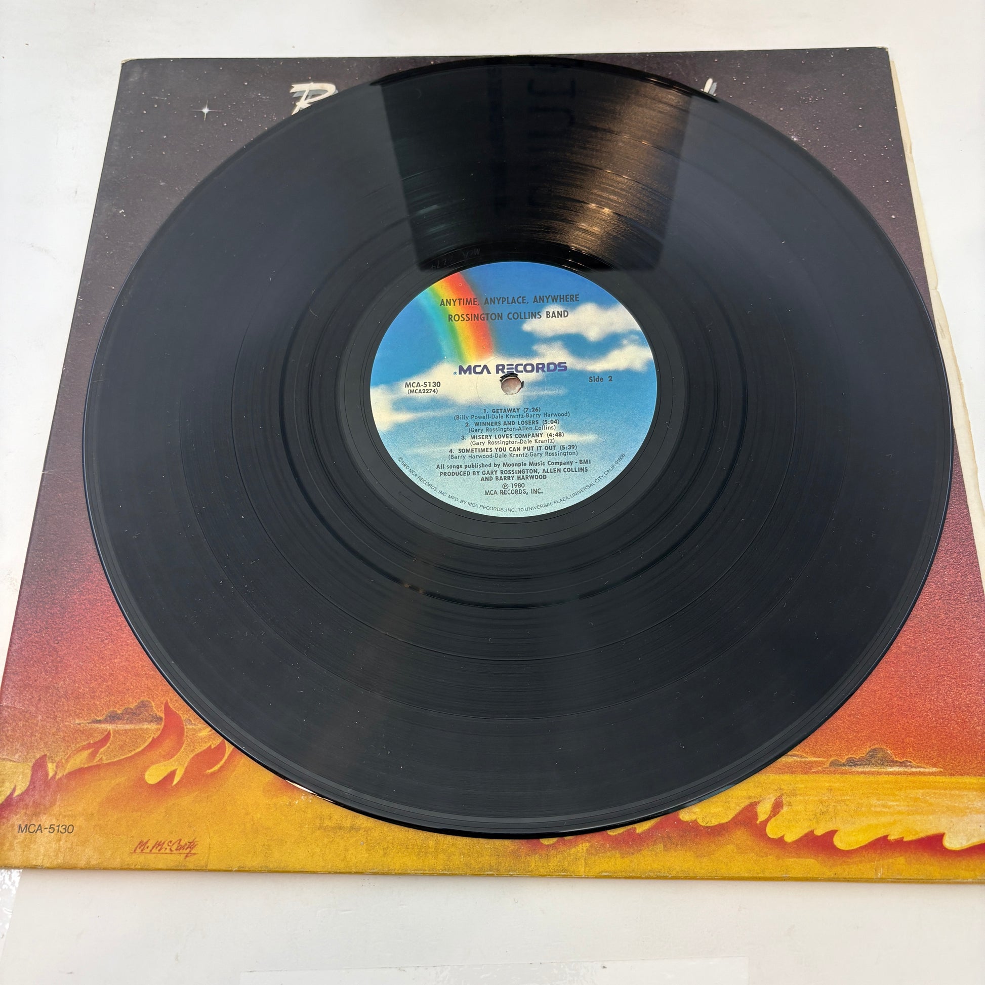 Rossington Collins Band : Anytime, Anyplace, Anywhere (LP,Album,Stereo)