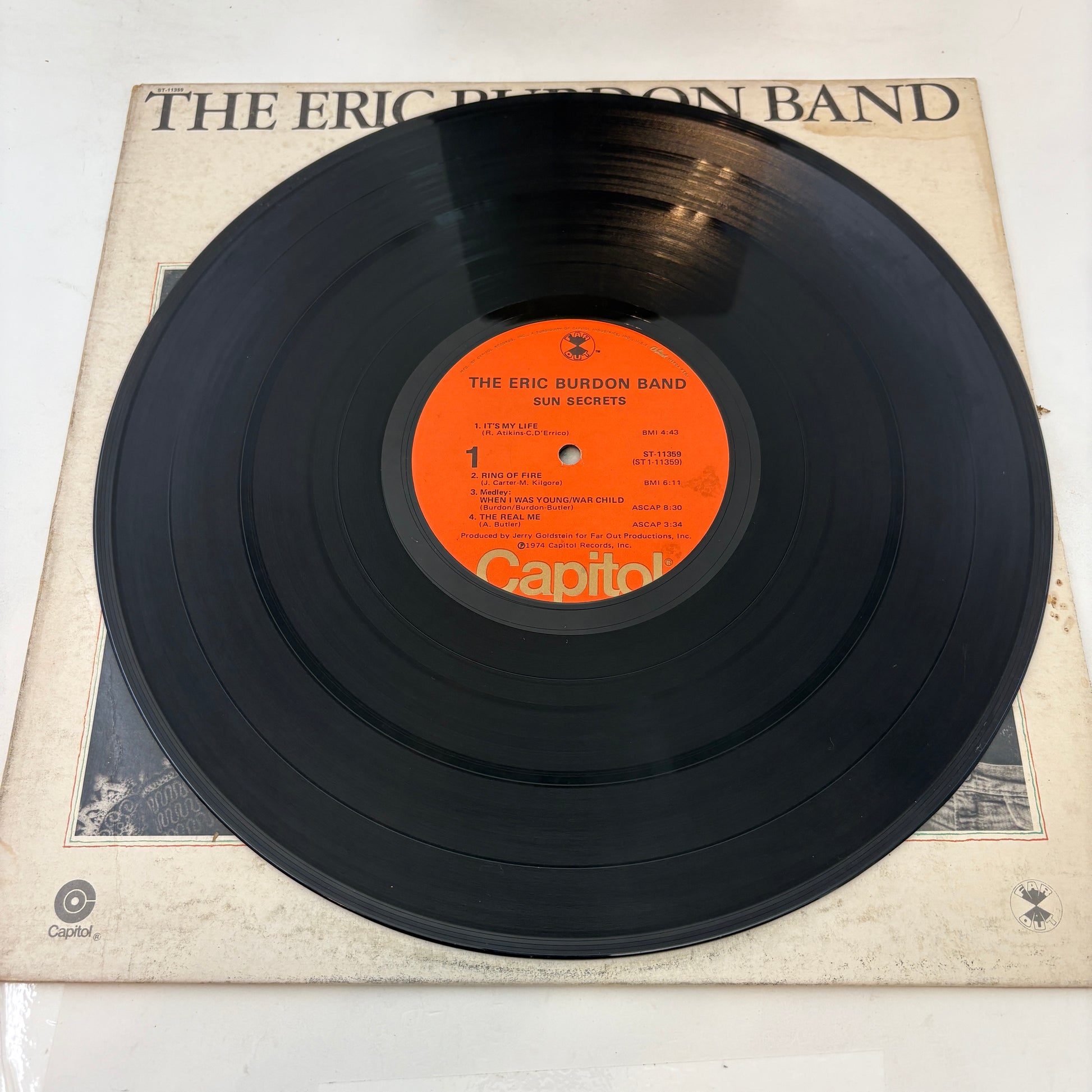 Eric Burdon Band : Sun Secrets (LP,Album)