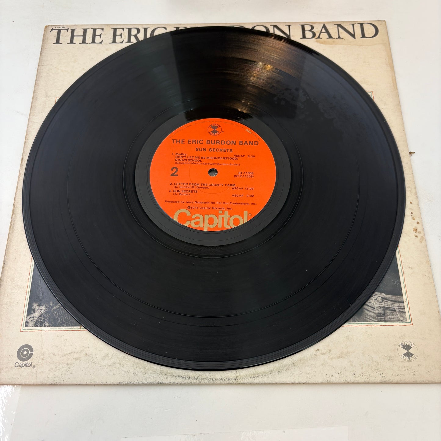 Eric Burdon Band : Sun Secrets (LP,Album)