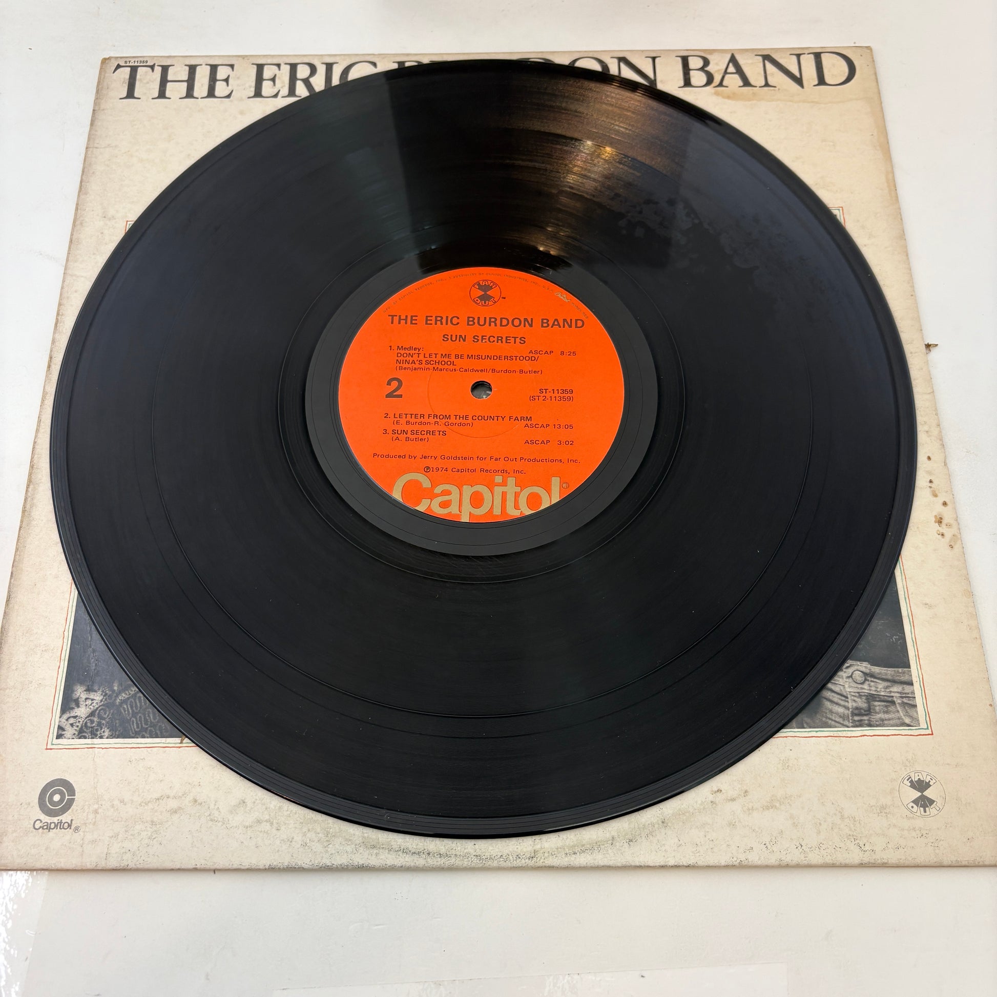 Eric Burdon Band : Sun Secrets (LP,Album)