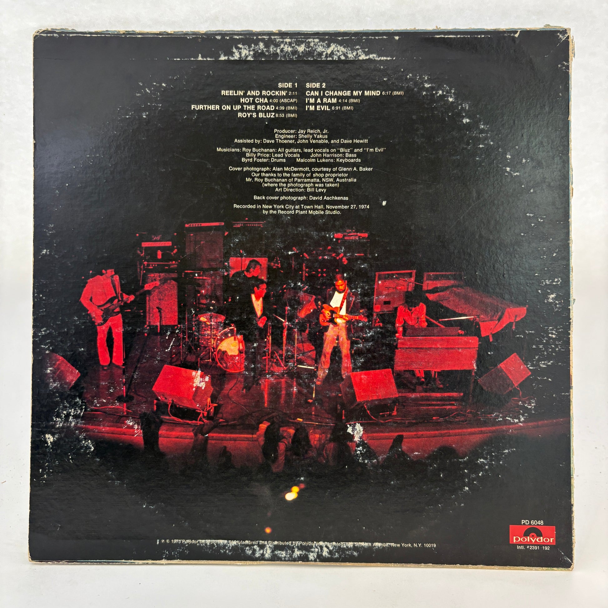 Roy Buchanan : Live Stock (LP,Album)