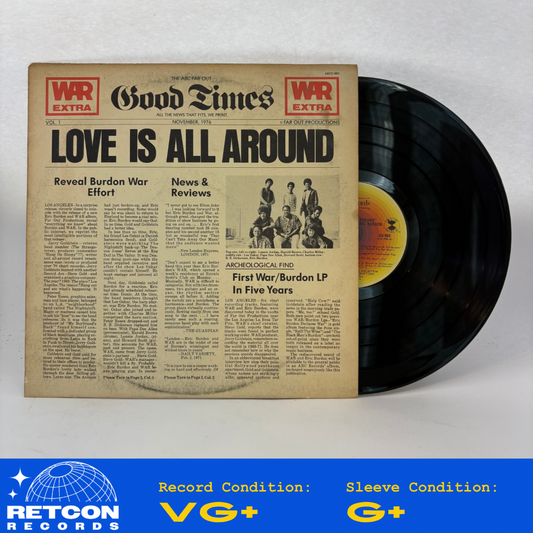 Eric Burdon & War : Love Is All Around (LP,Album,Stereo)