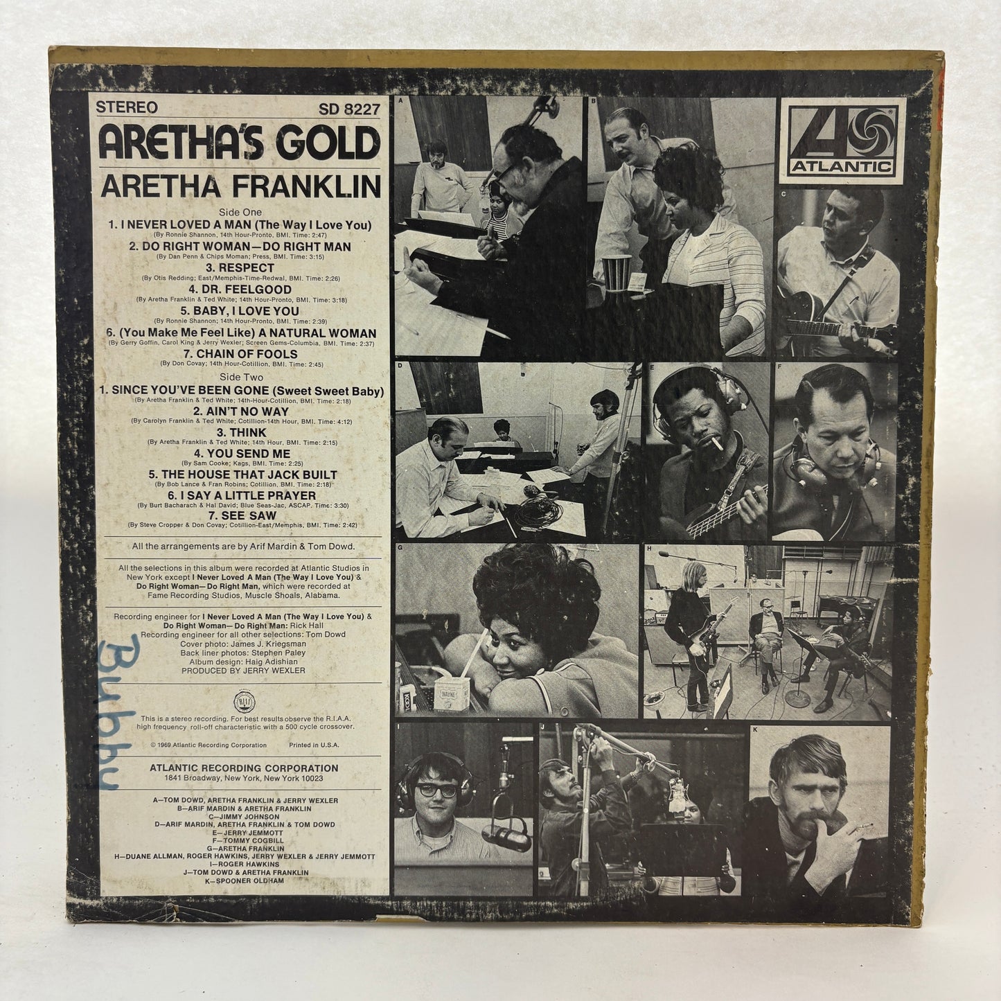Aretha Franklin : Aretha's Gold (LP,Album,Compilation,Stereo)