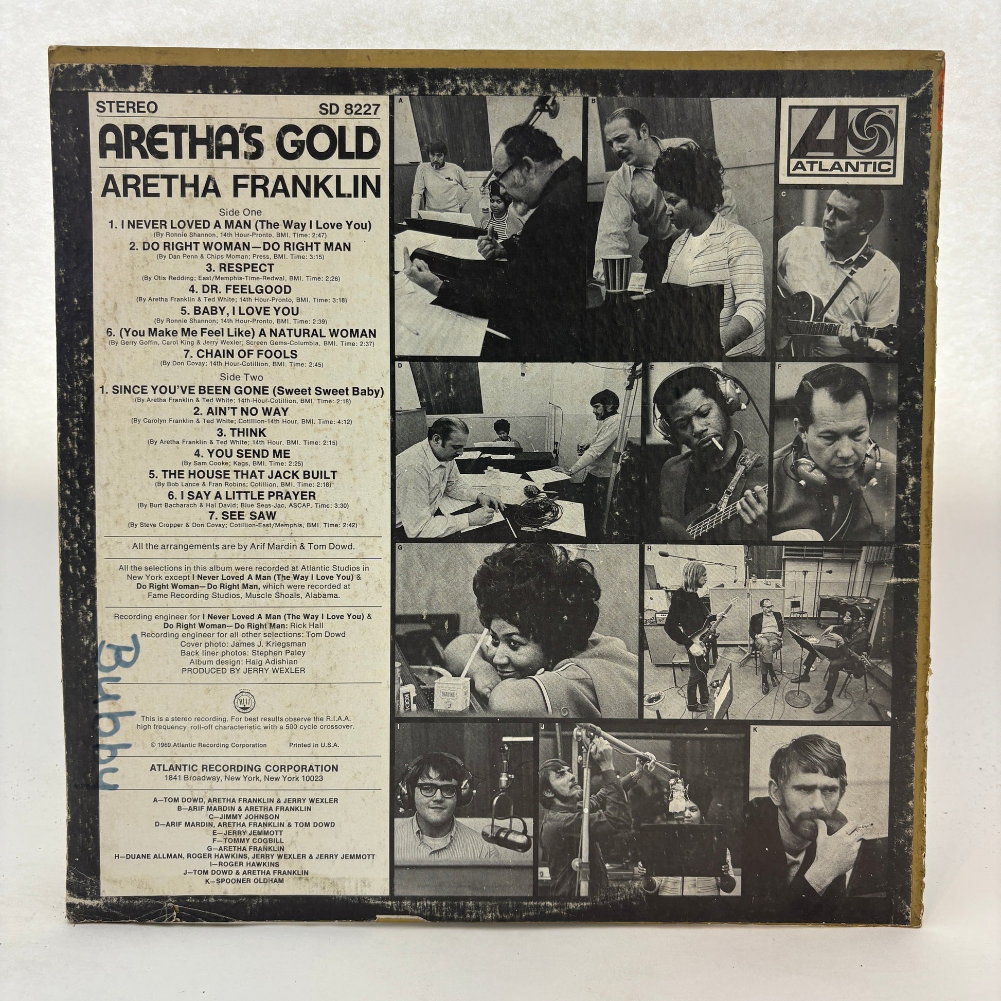Aretha Franklin : Aretha's Gold (LP,Album,Compilation,Stereo)
