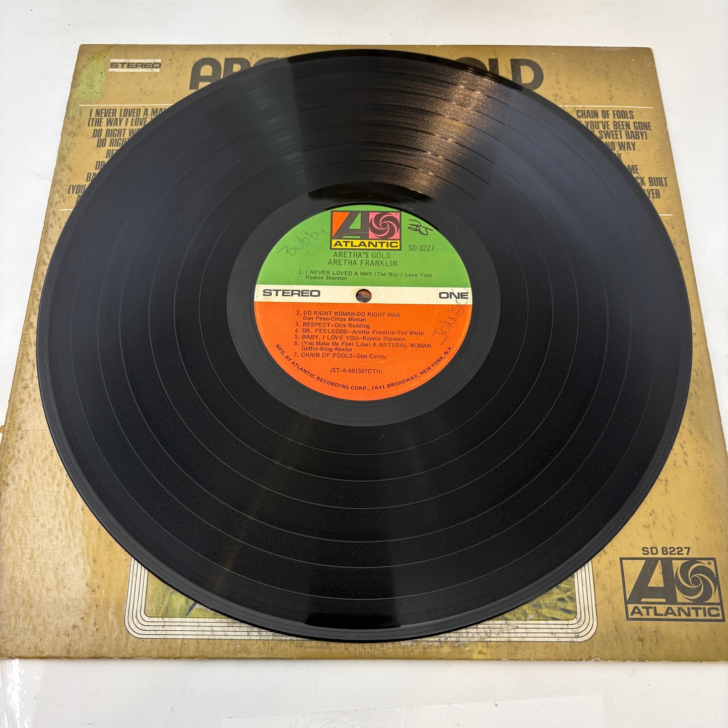 Aretha Franklin : Aretha's Gold (LP,Album,Compilation,Stereo)