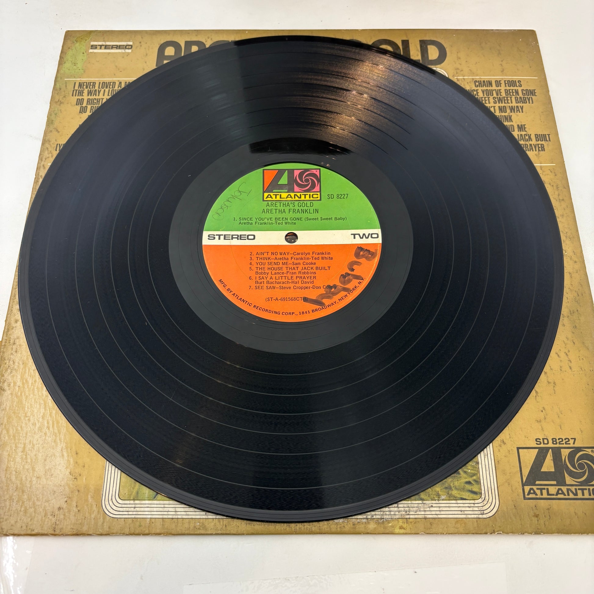 Aretha Franklin : Aretha's Gold (LP,Album,Compilation,Stereo)