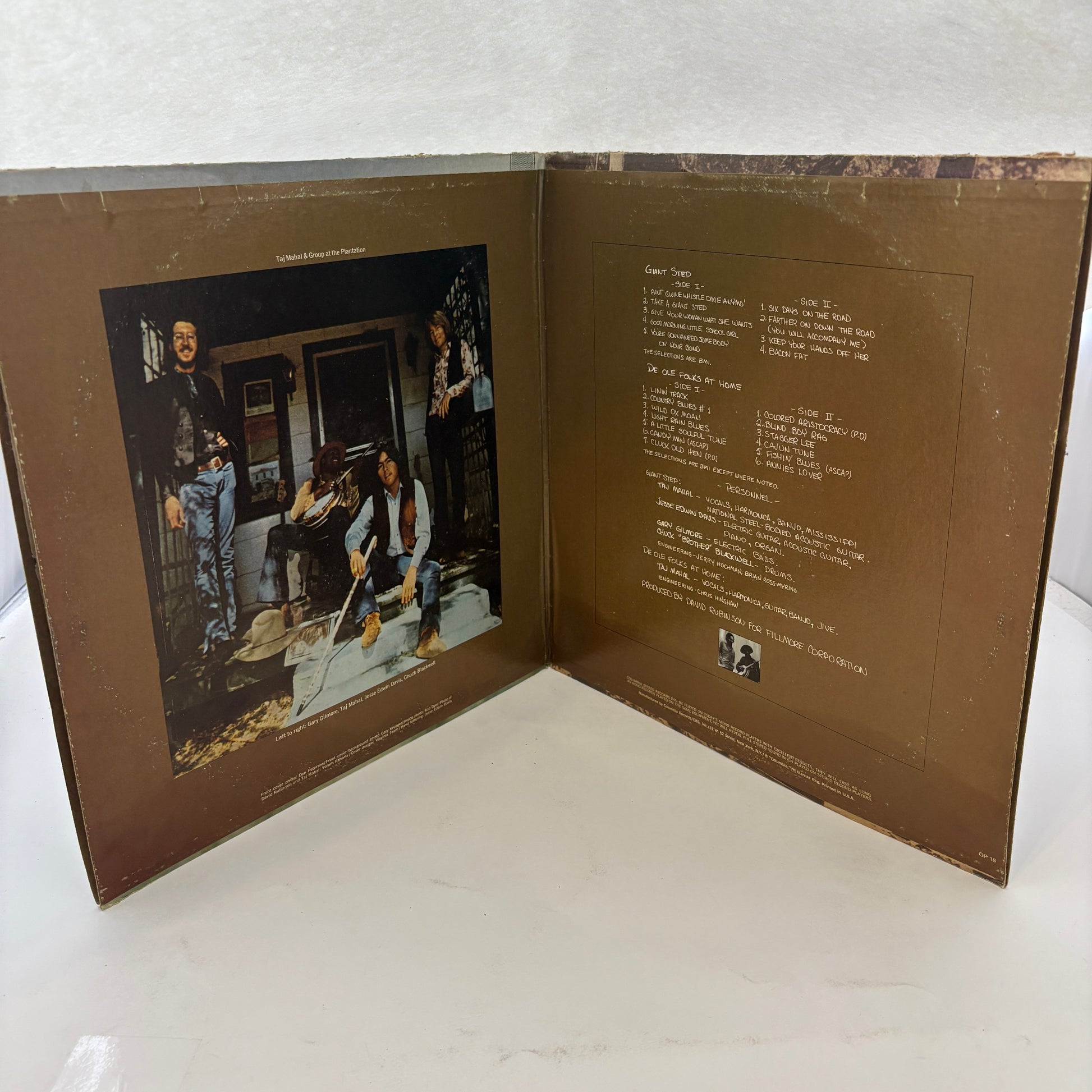 Taj Mahal : Giant Step / De Ole Folks At Home (LP,Album,Reissue)