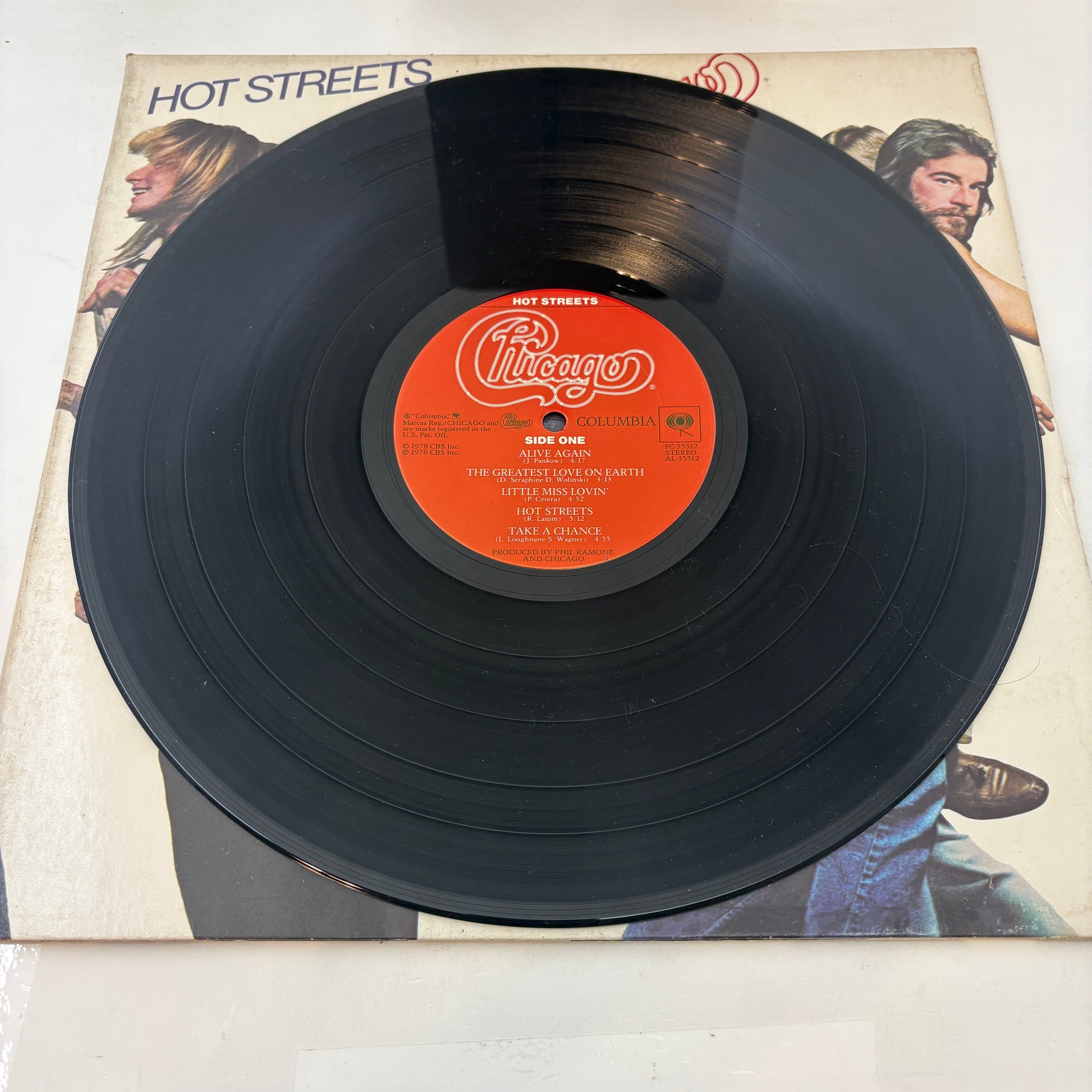 Chicago (2) : Hot Streets (LP,Album,Stereo)