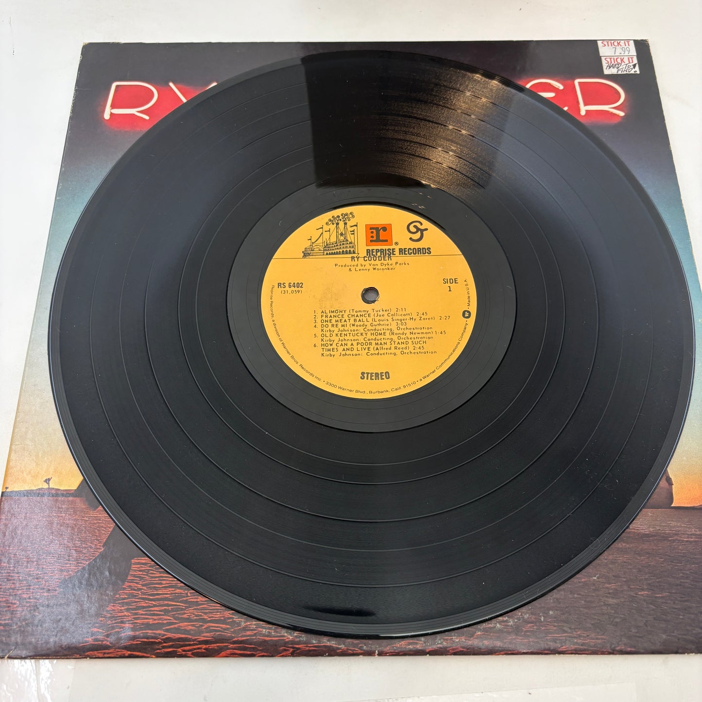 Ry Cooder : Ry Cooder (LP,Repress)