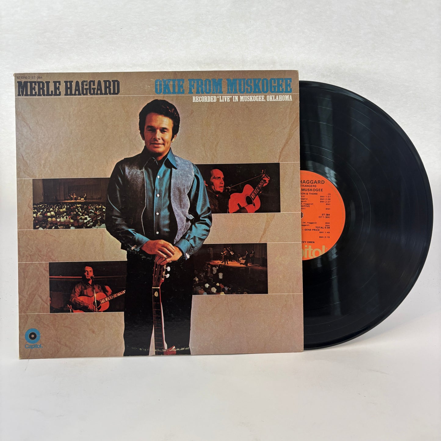 Merle Haggard And The Strangers (5) : Okie From Muskogee (Recorded "Live" In Muskogee, Oklahoma) (LP,Album,Stereo)