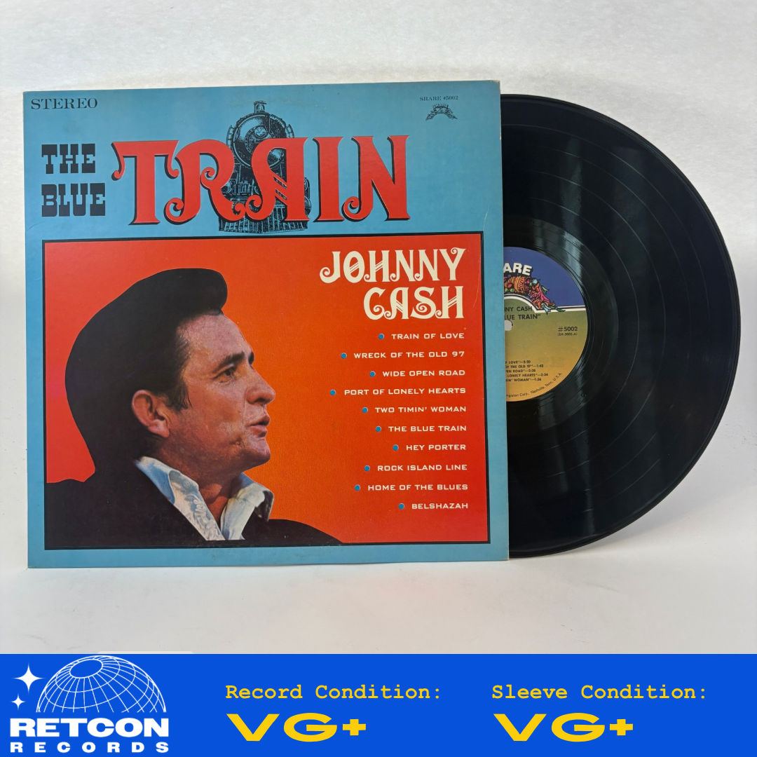 Johnny Cash : The Blue Train (LP,Compilation,Stereo)