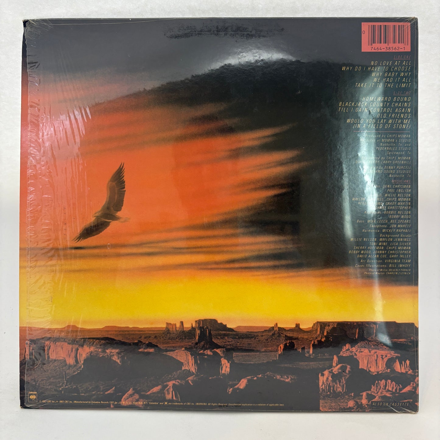 Waylon Jennings & Willie Nelson : Take It To The Limit (LP,Album)