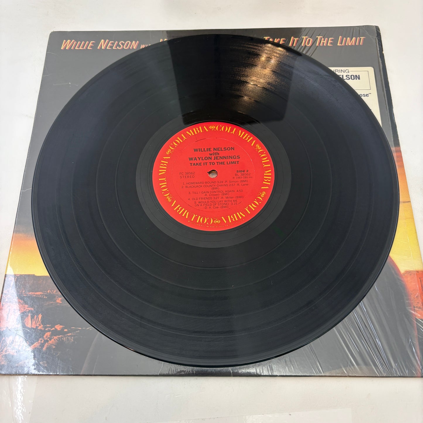 Waylon Jennings & Willie Nelson : Take It To The Limit (LP,Album)