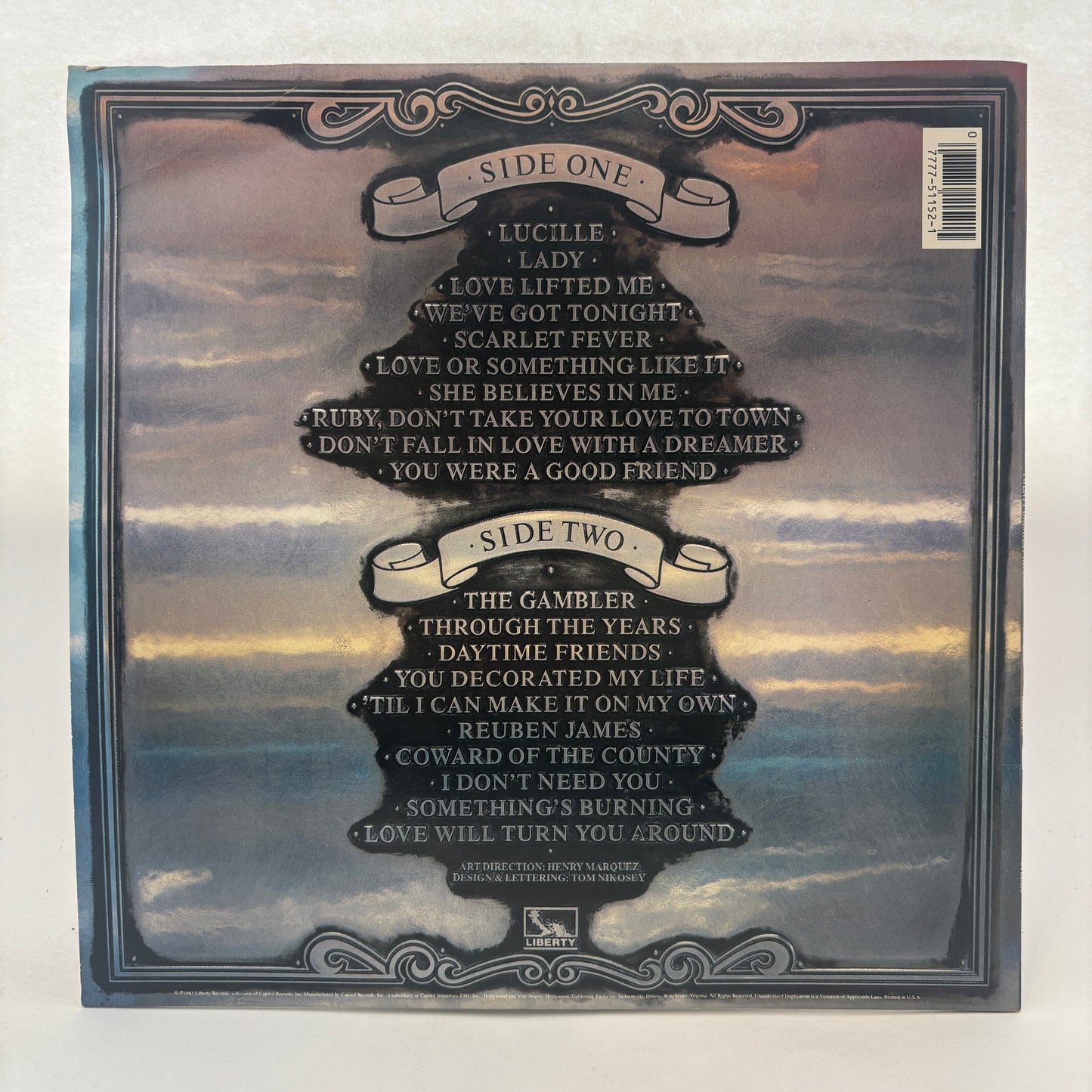 Kenny Rogers : Twenty Greatest Hits (LP,Compilation)