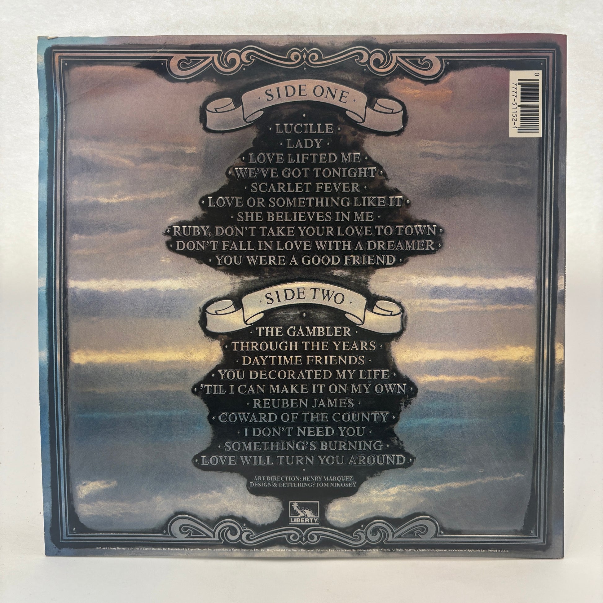 Kenny Rogers : Twenty Greatest Hits (LP,Compilation)