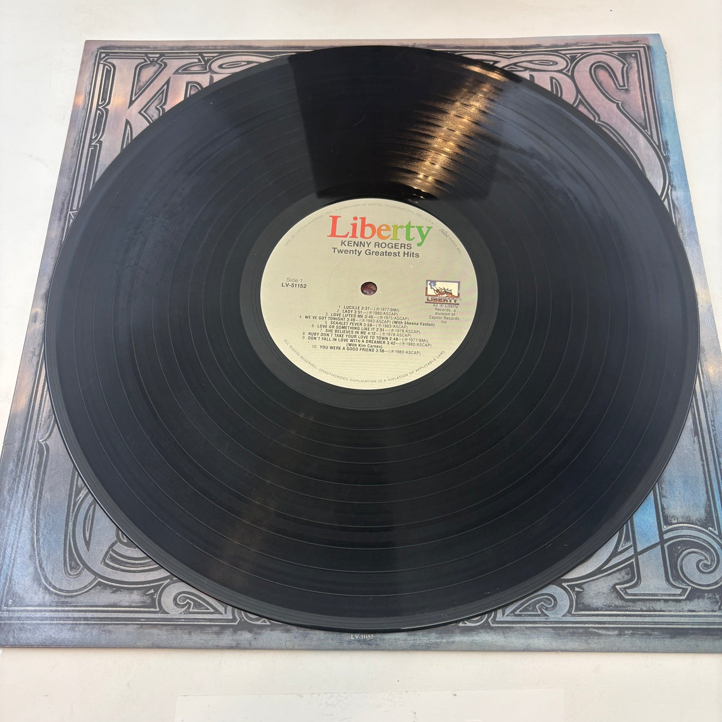 Kenny Rogers : Twenty Greatest Hits (LP,Compilation)