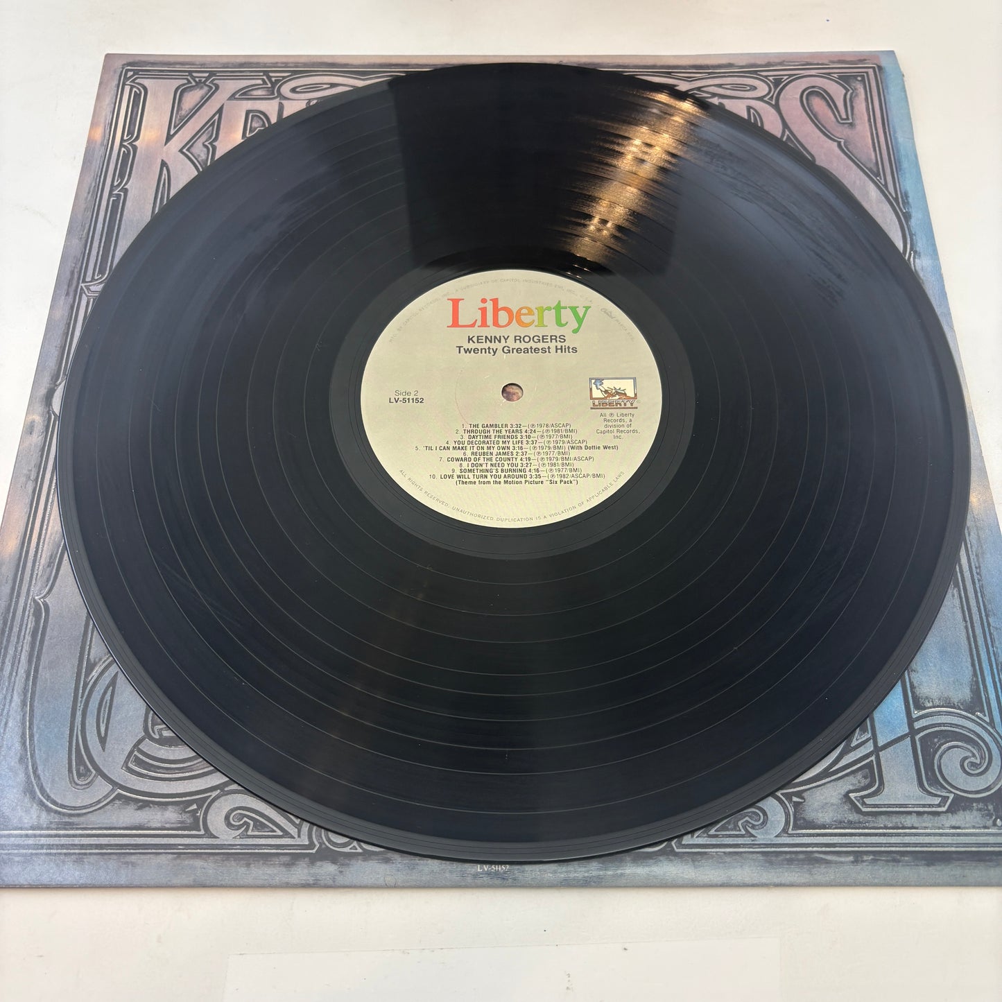 Kenny Rogers : Twenty Greatest Hits (LP,Compilation)