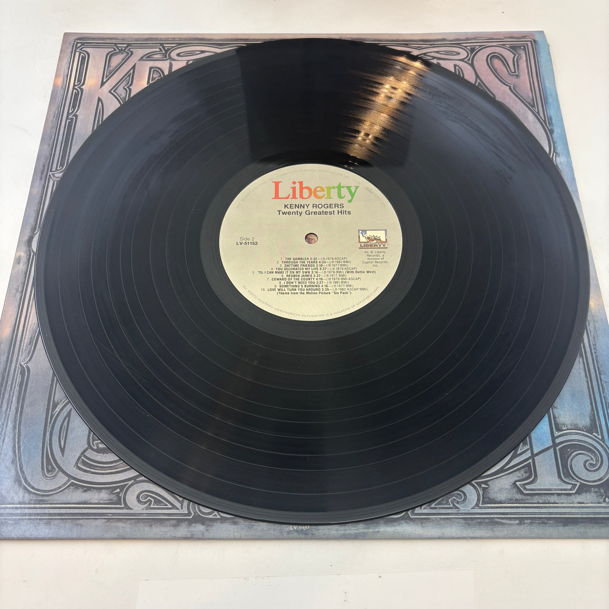 Kenny Rogers : Twenty Greatest Hits (LP,Compilation)