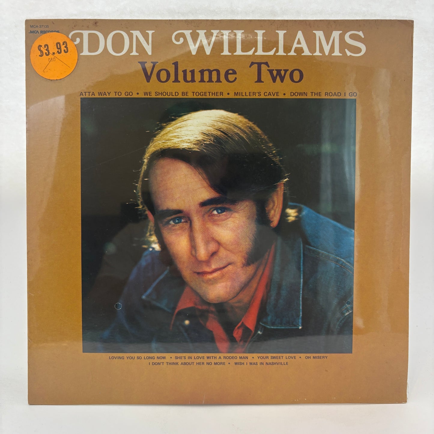 Don Williams (2) : Volume Two (LP,Album,Reissue)