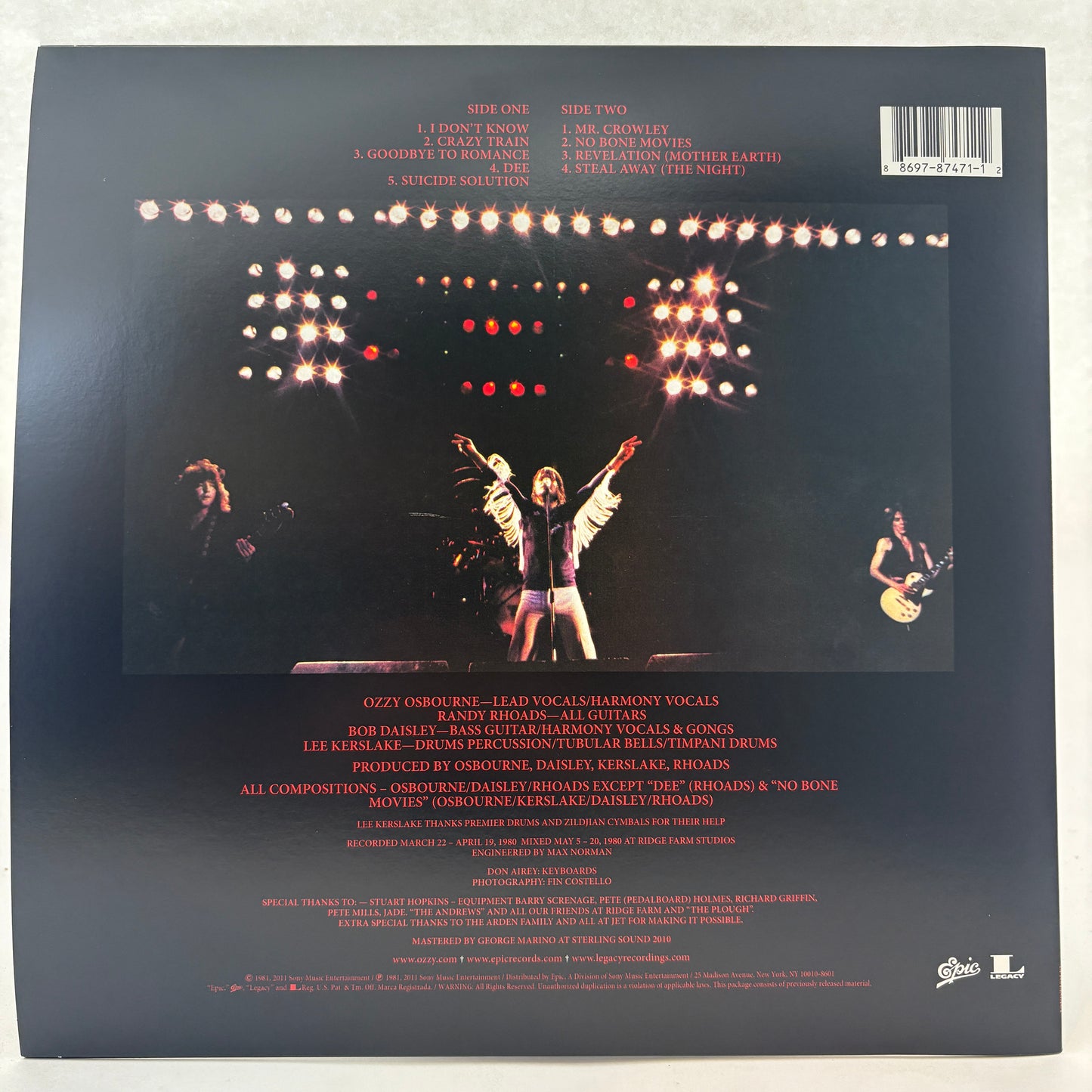 Ozzy Osbourne : Blizzard Of Ozz (LP,Album,Limited Edition,Picture Disc,Reissue,Remastered)