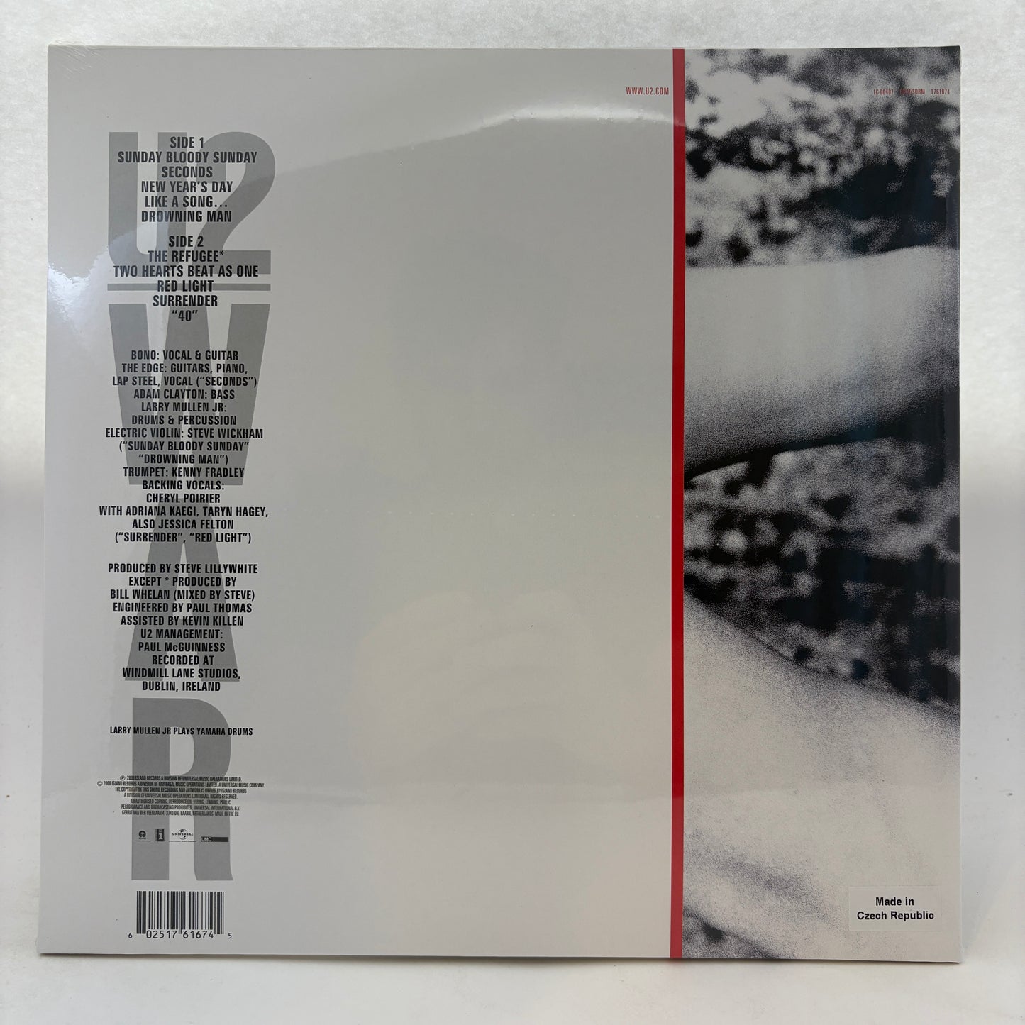 U2 : War (LP,Album,Reissue)