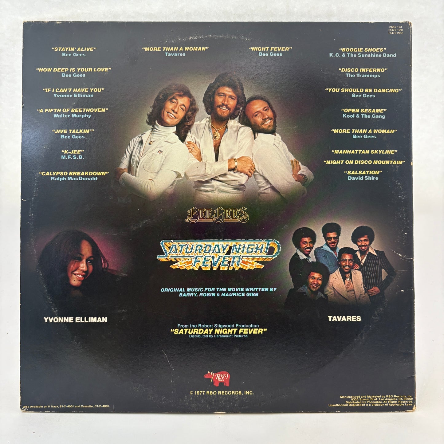 Various : Saturday Night Fever (The Original Movie Sound Track) (LP,Album,Compilation)
