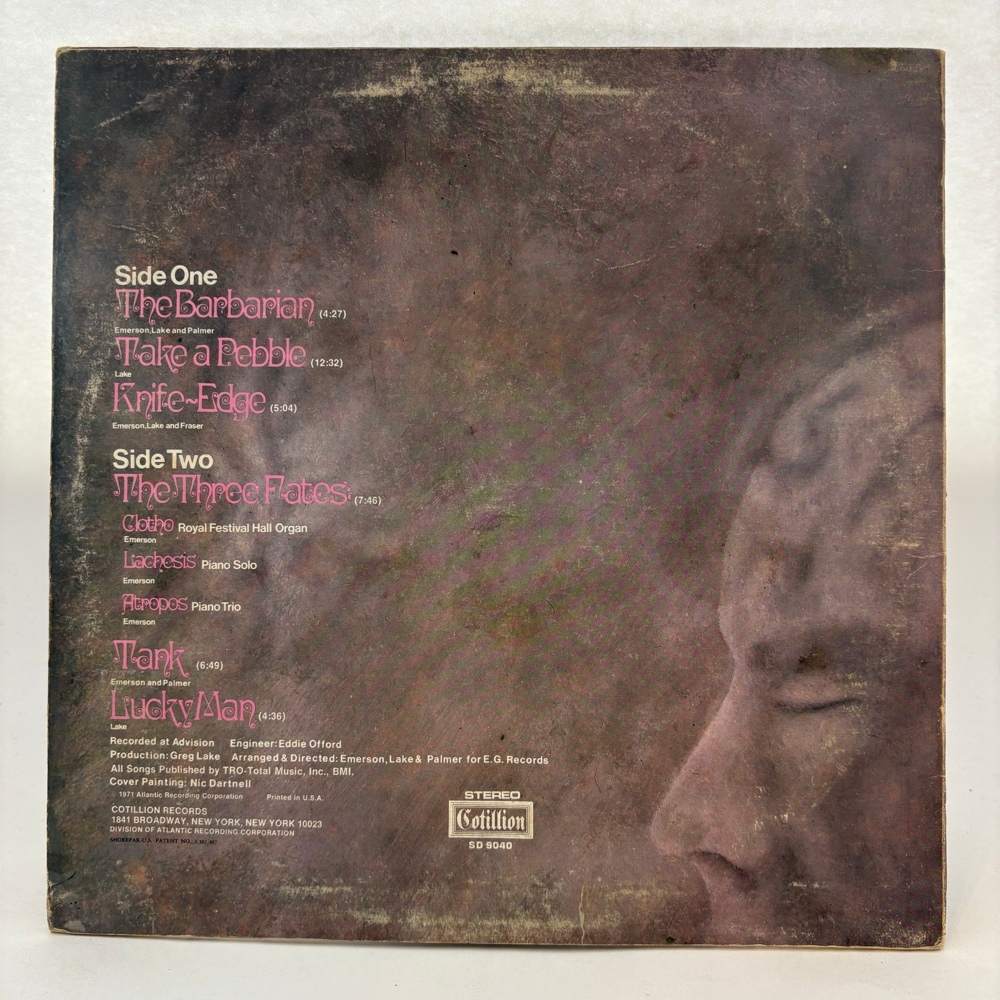 Emerson, Lake & Palmer : Emerson, Lake & Palmer (LP,Album)