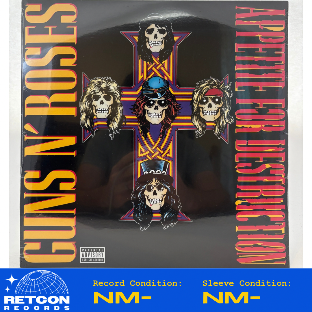 Guns N' Roses : Appetite For Destruction (LP,Album,Reissue)