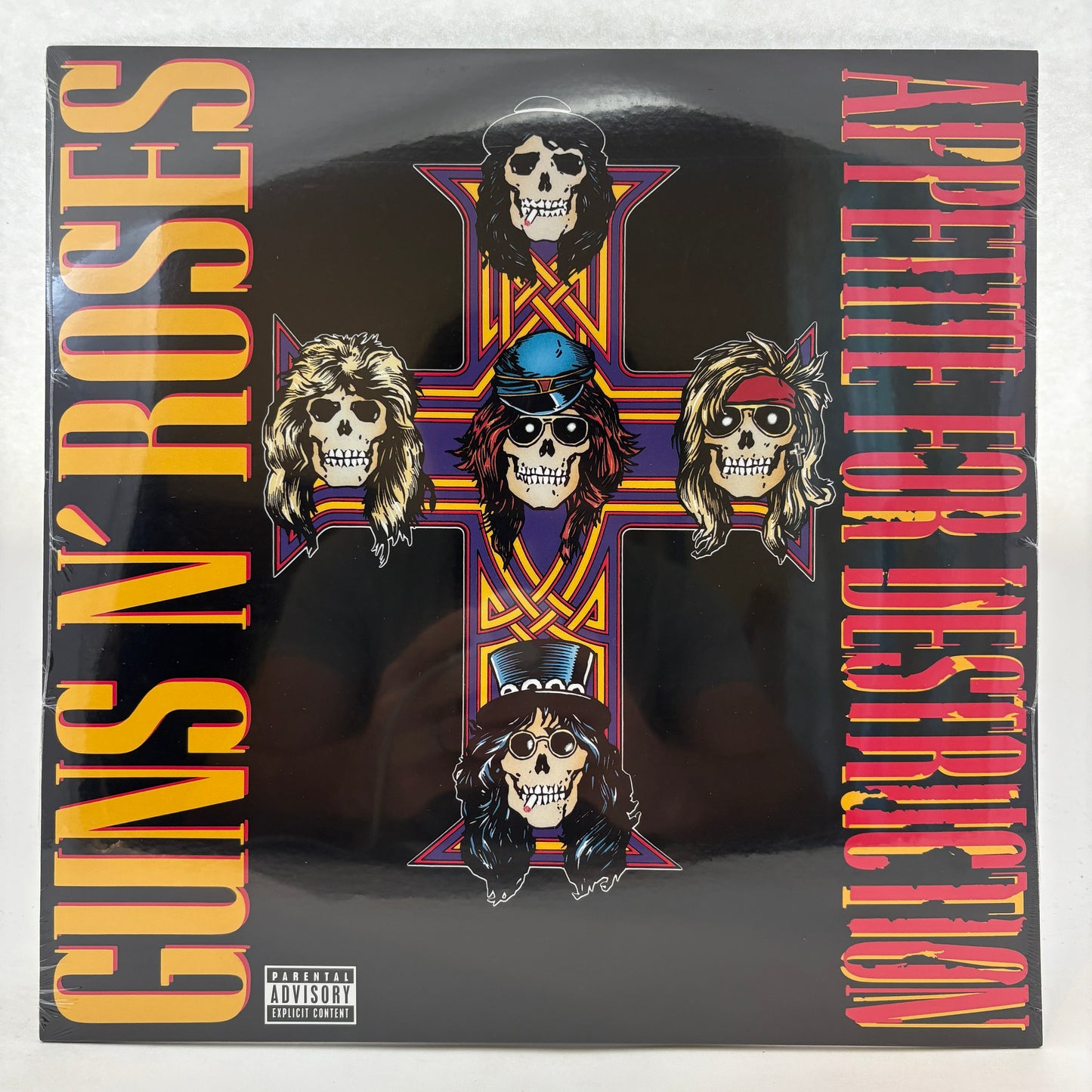 Guns N' Roses : Appetite For Destruction (LP,Album,Reissue)