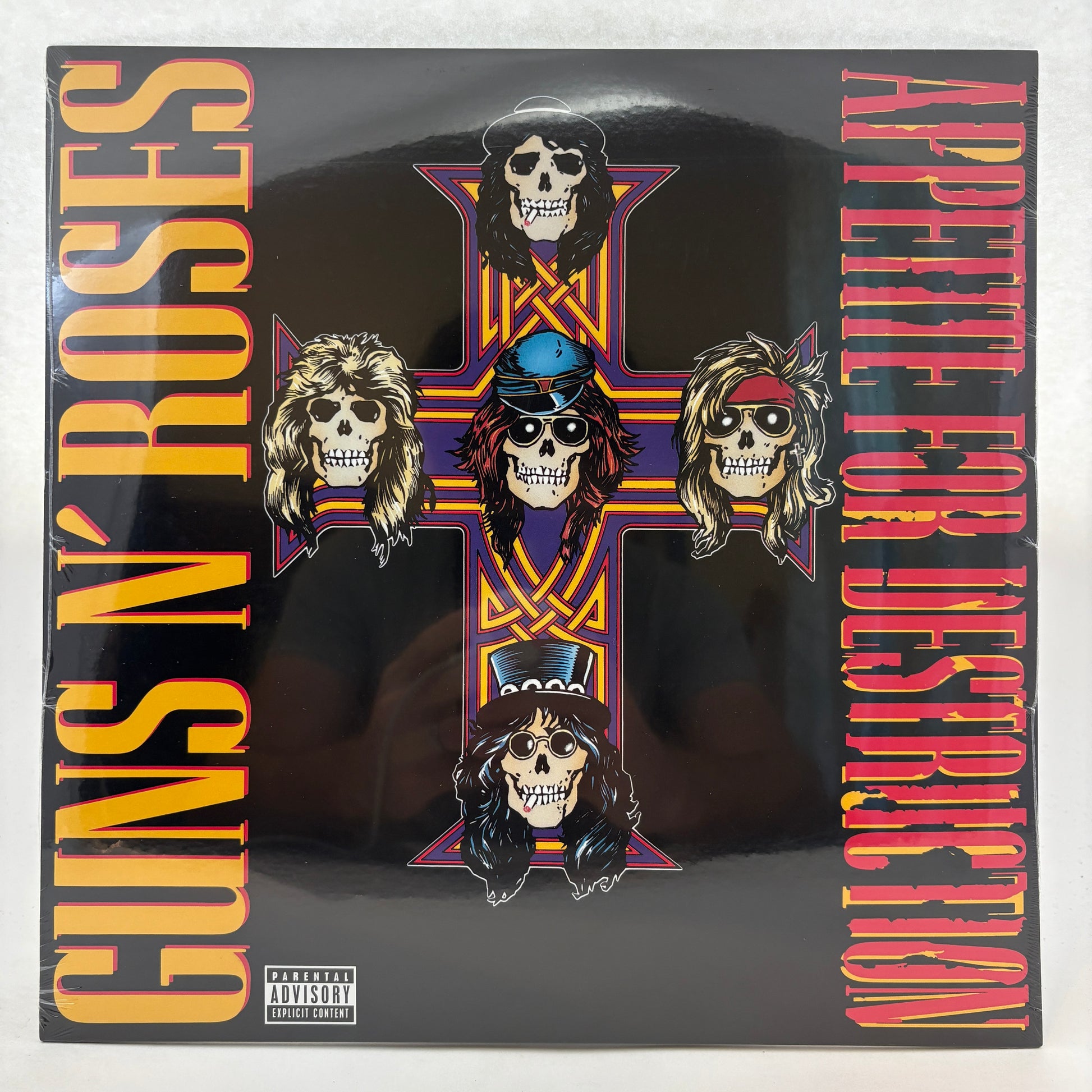 Guns N' Roses : Appetite For Destruction (LP,Album,Reissue)