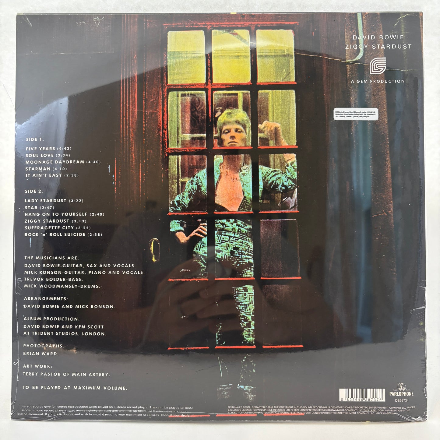 David Bowie : The Rise And Fall Of Ziggy Stardust And The Spiders From Mars (LP,Reissue,Remastered,Stereo)