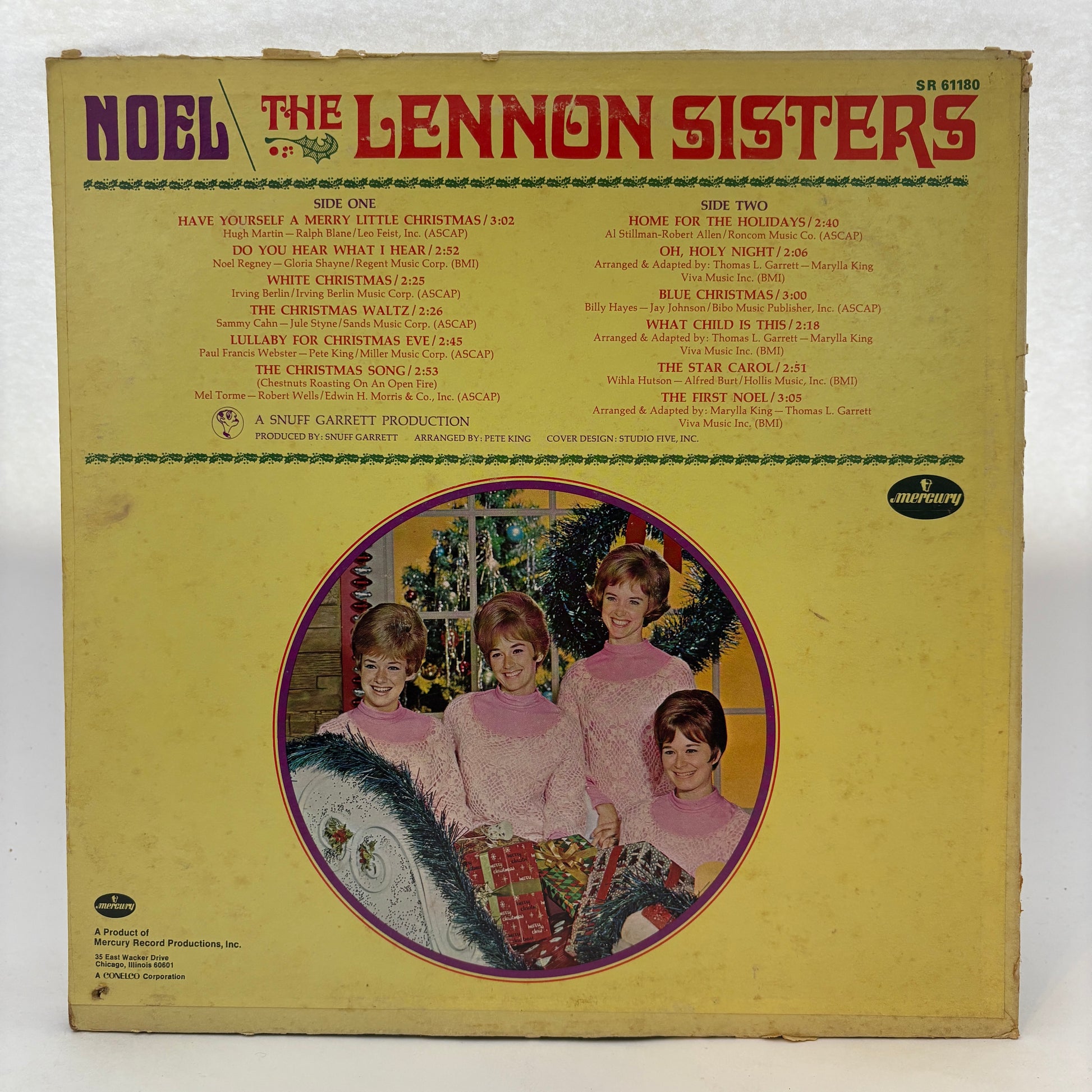 The Lennon Sisters : Noel (LP,Album,Stereo)