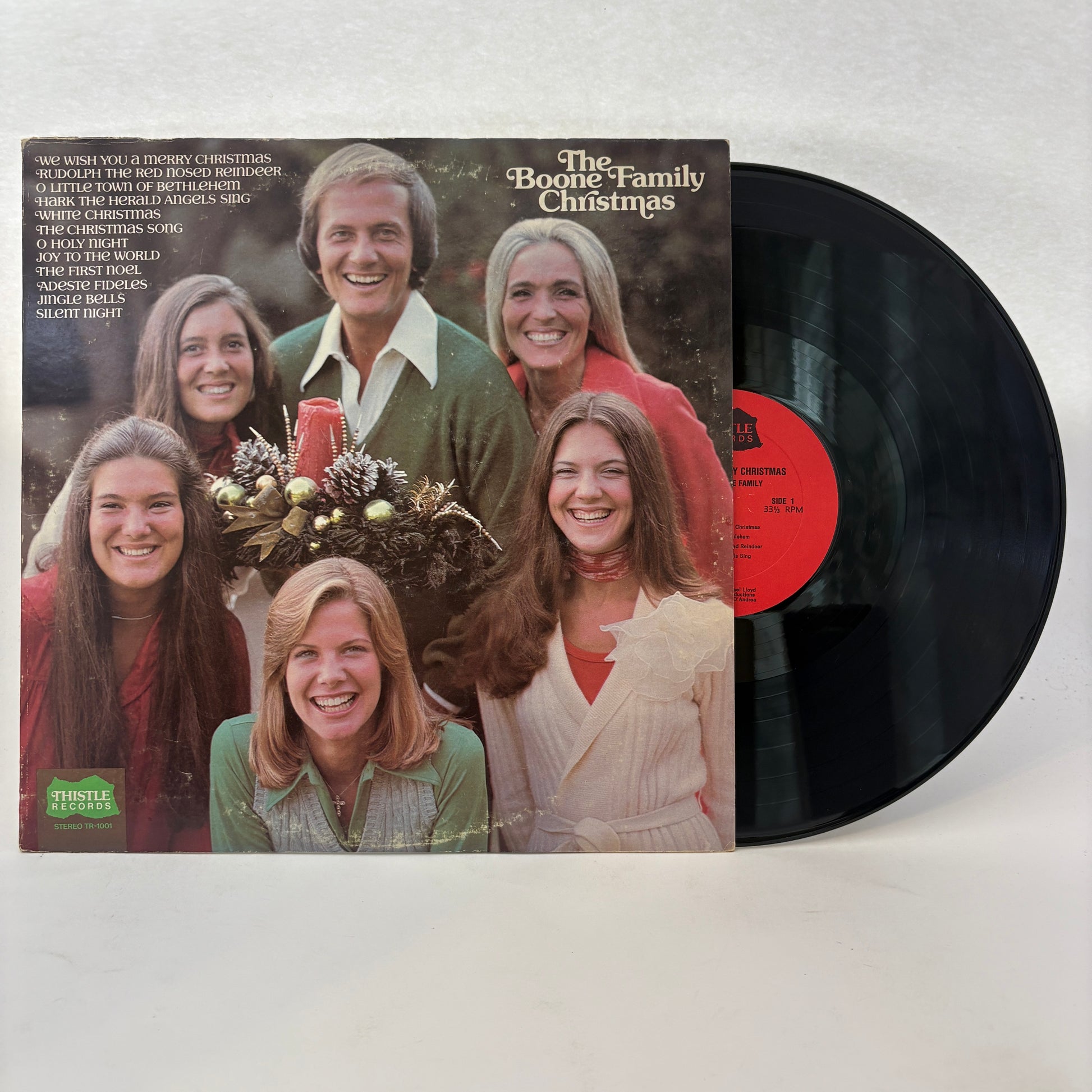 The Pat Boone Family : The Boone Family Christmas (LP,Stereo)