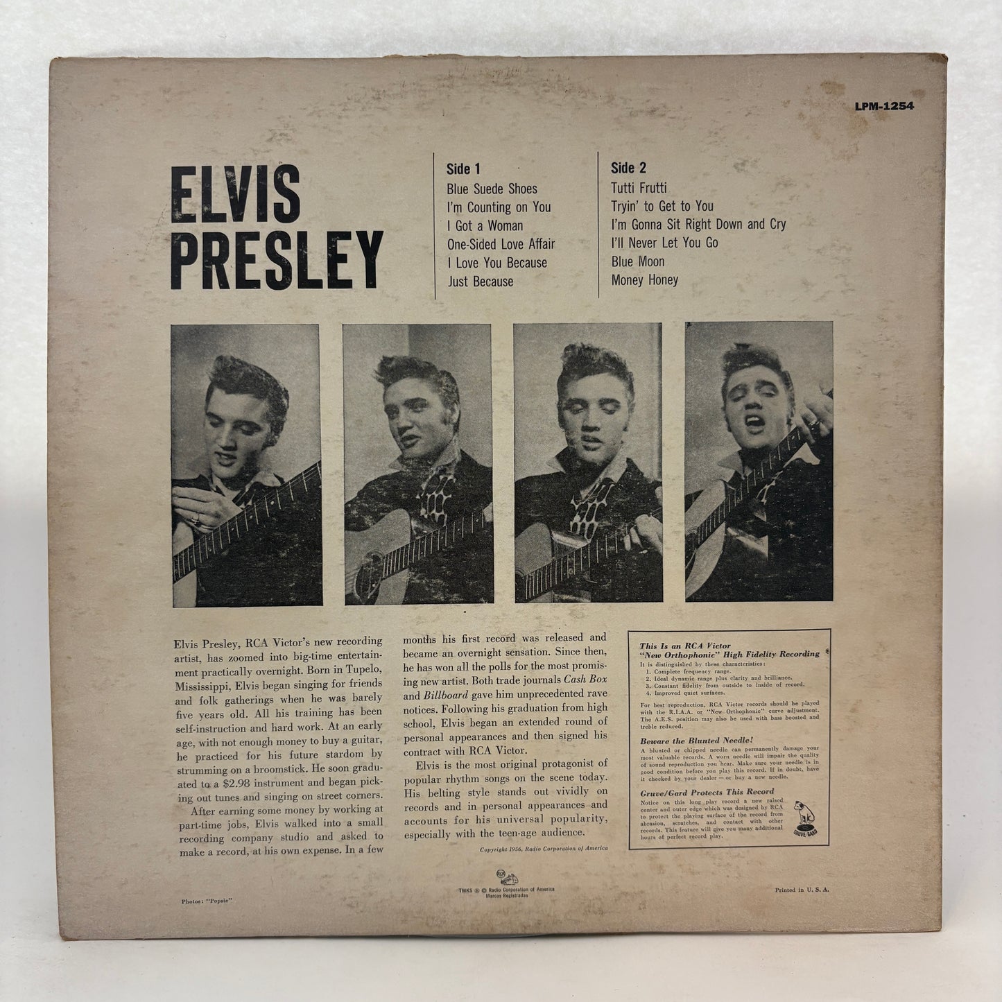 Elvis Presley : Elvis Presley (LP,Album,Mono)