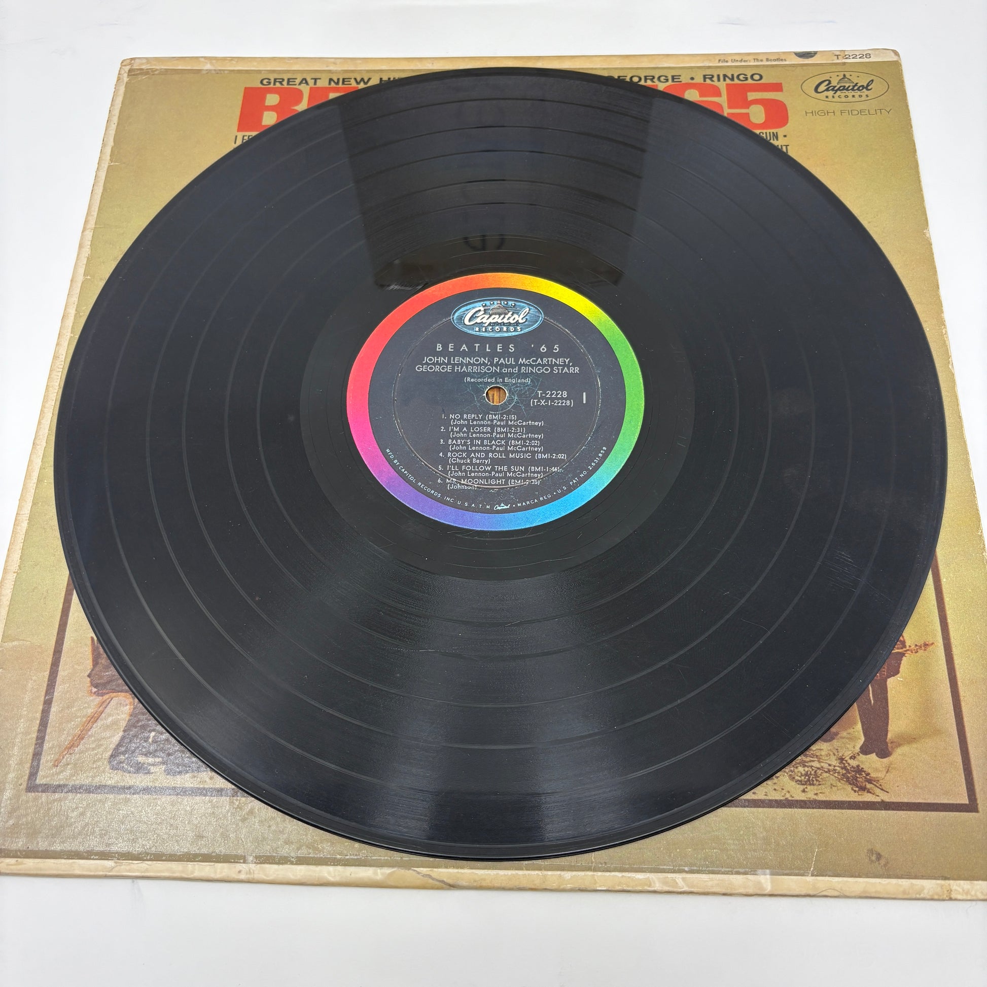 The Beatles : Beatles '65 (LP,Album,Mono)