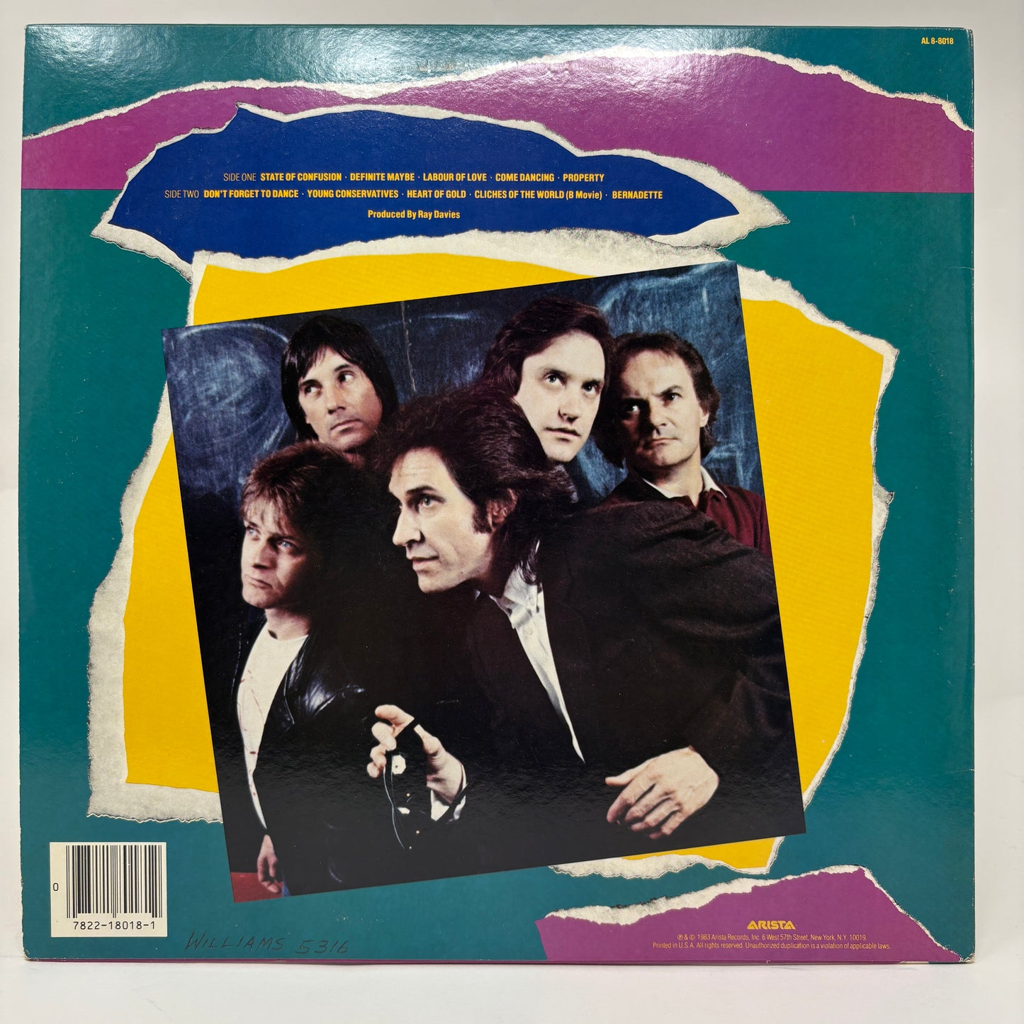 The Kinks : State Of Confusion (LP,Album)