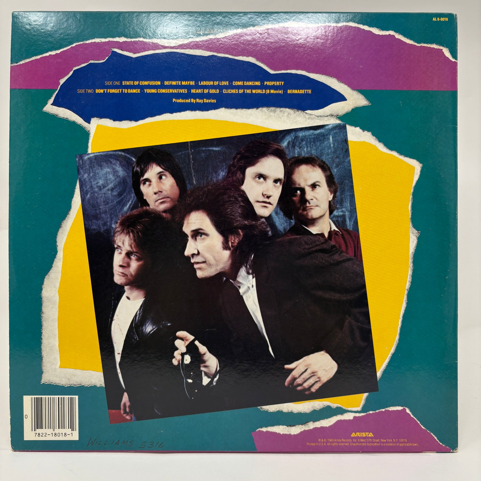The Kinks : State Of Confusion (LP,Album)