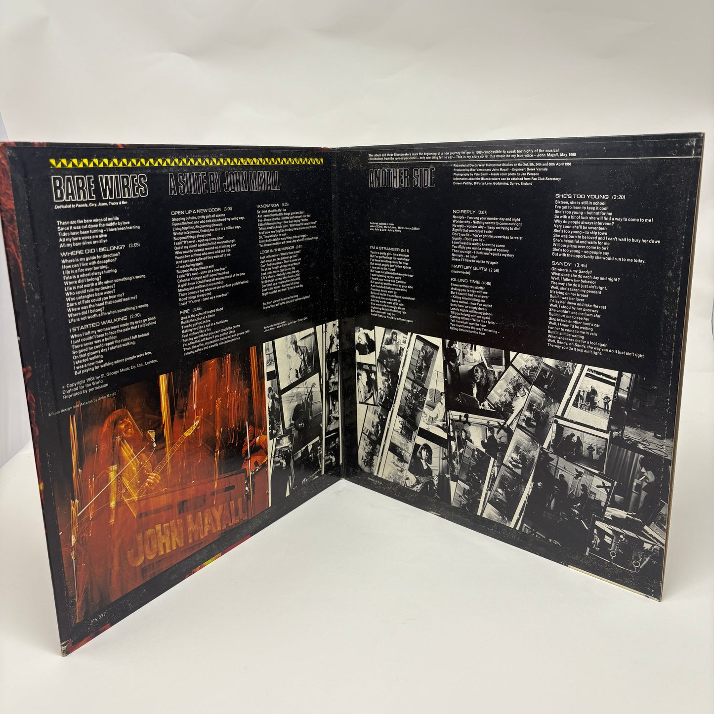 John Mayall & The Bluesbreakers : Bare Wires (LP,Album)