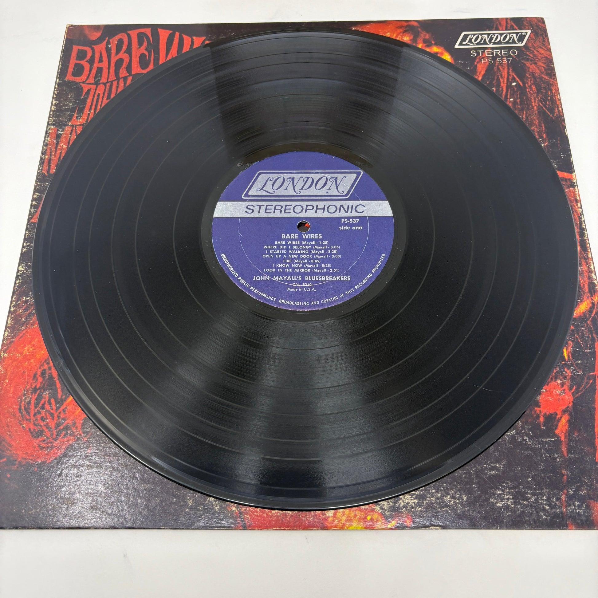 John Mayall & The Bluesbreakers : Bare Wires (LP,Album)