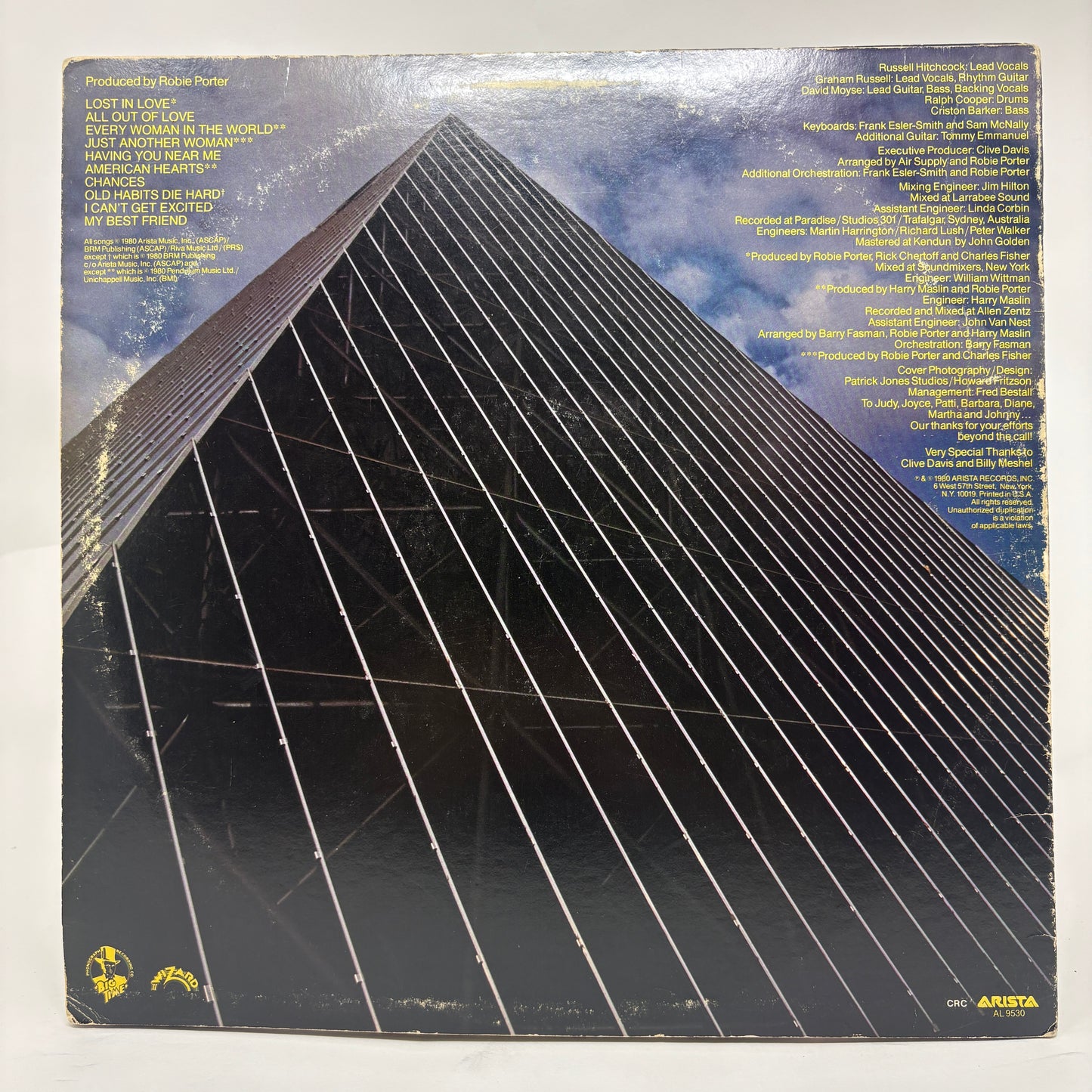 Air Supply : Lost In Love (LP,Album)