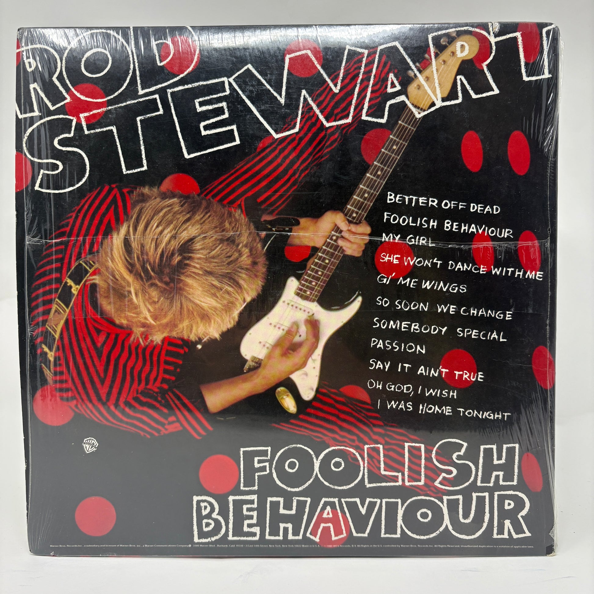 Rod Stewart : Foolish Behaviour (LP,Album,Repress)