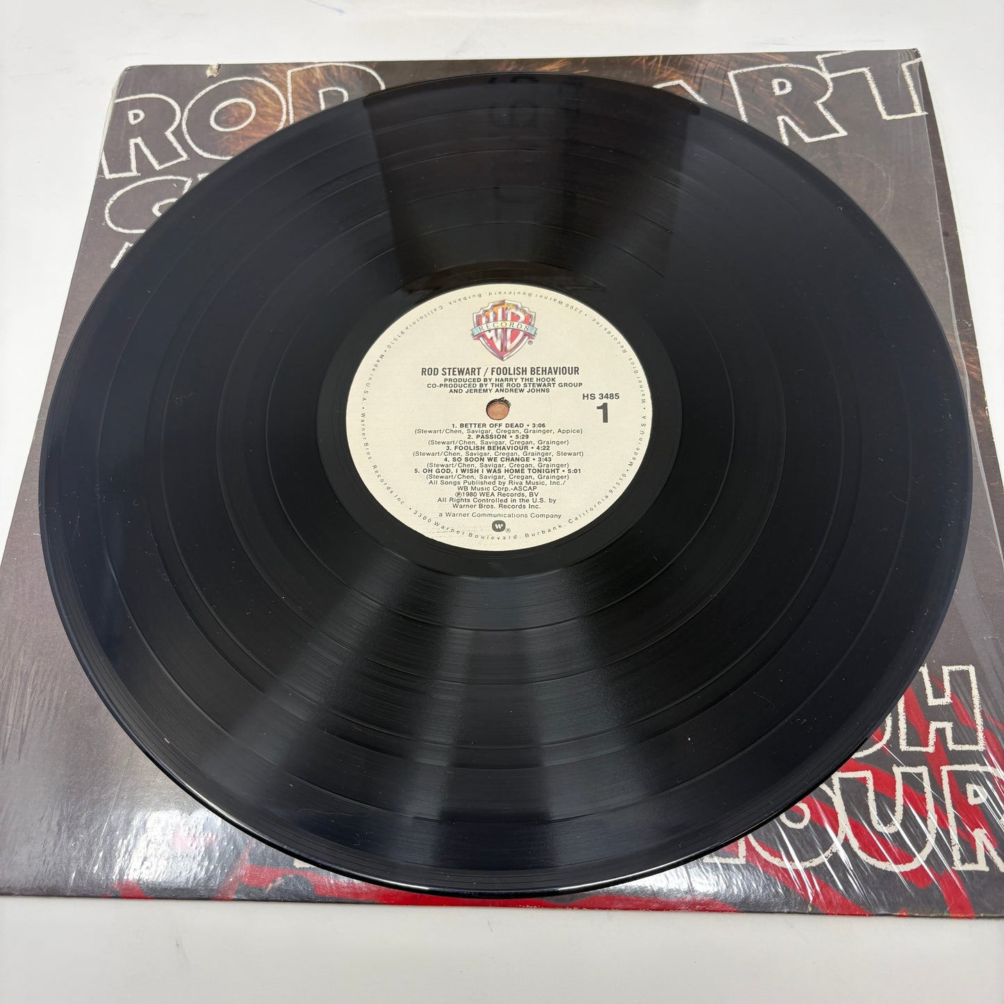 Rod Stewart : Foolish Behaviour (LP,Album,Repress)