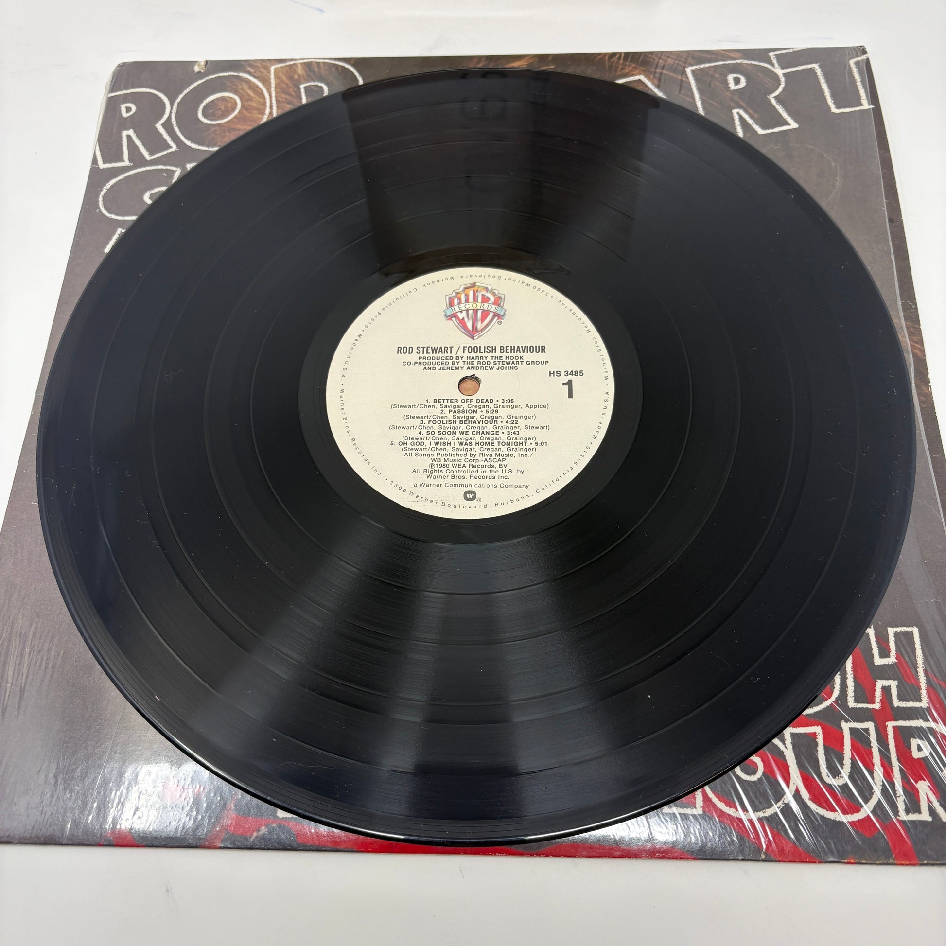 Rod Stewart : Foolish Behaviour (LP,Album,Repress)