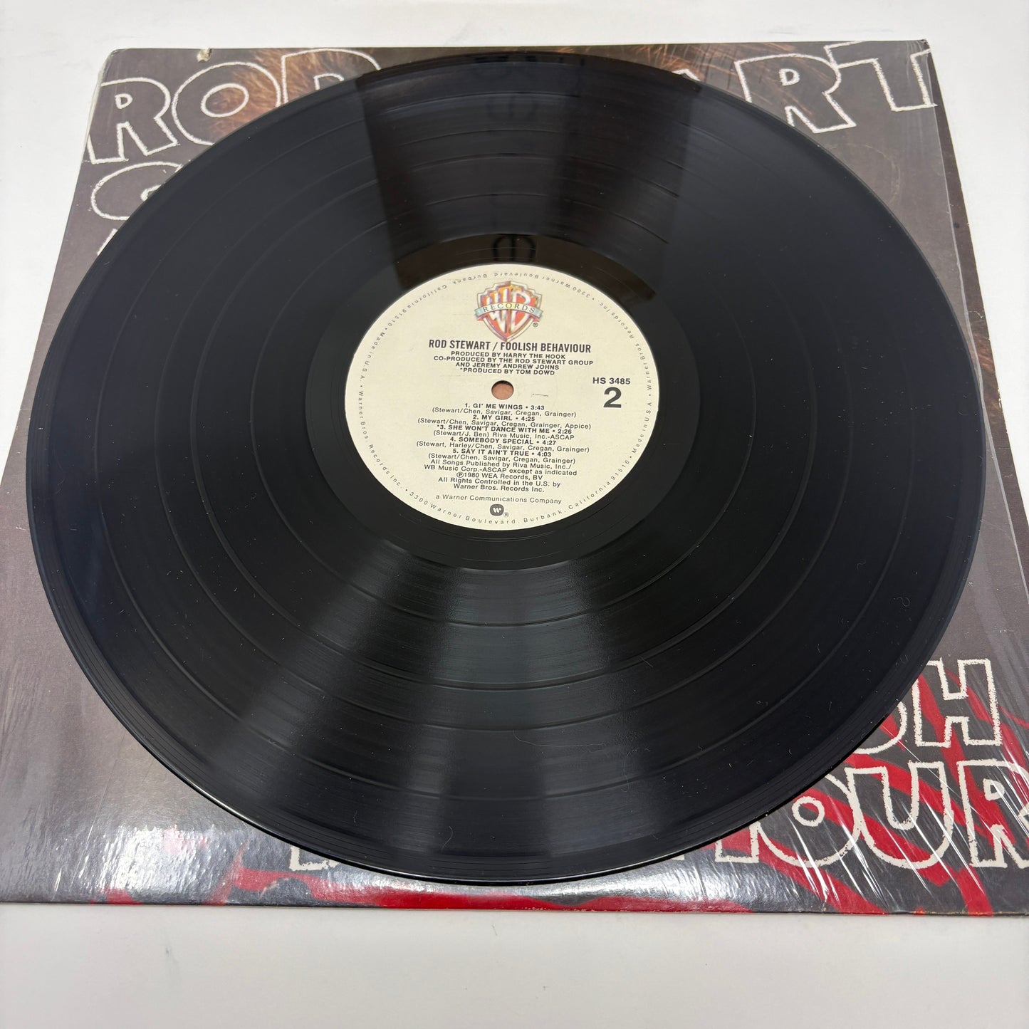 Rod Stewart : Foolish Behaviour (LP,Album,Repress)