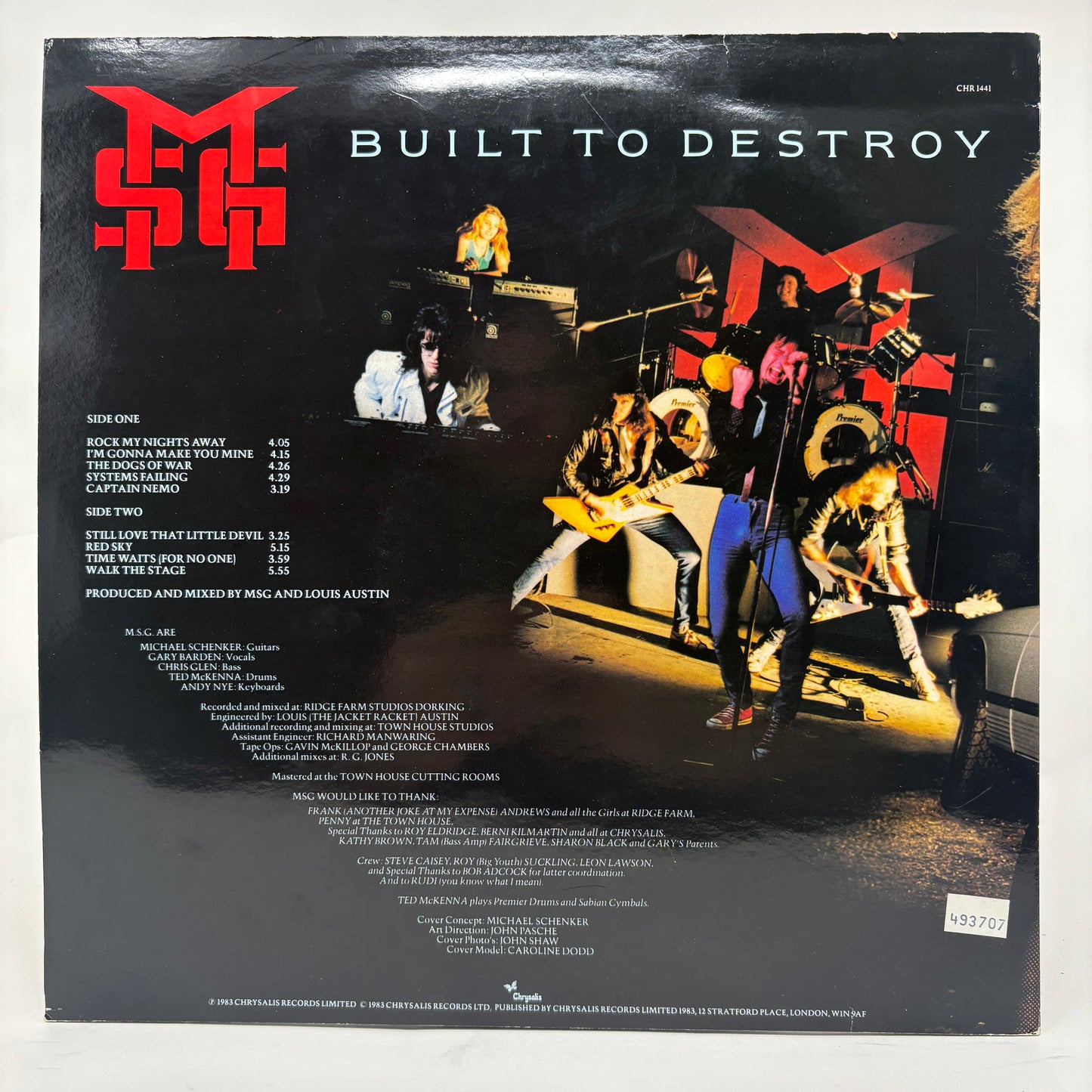 The Michael Schenker Group : Built To Destroy (LP,Album)
