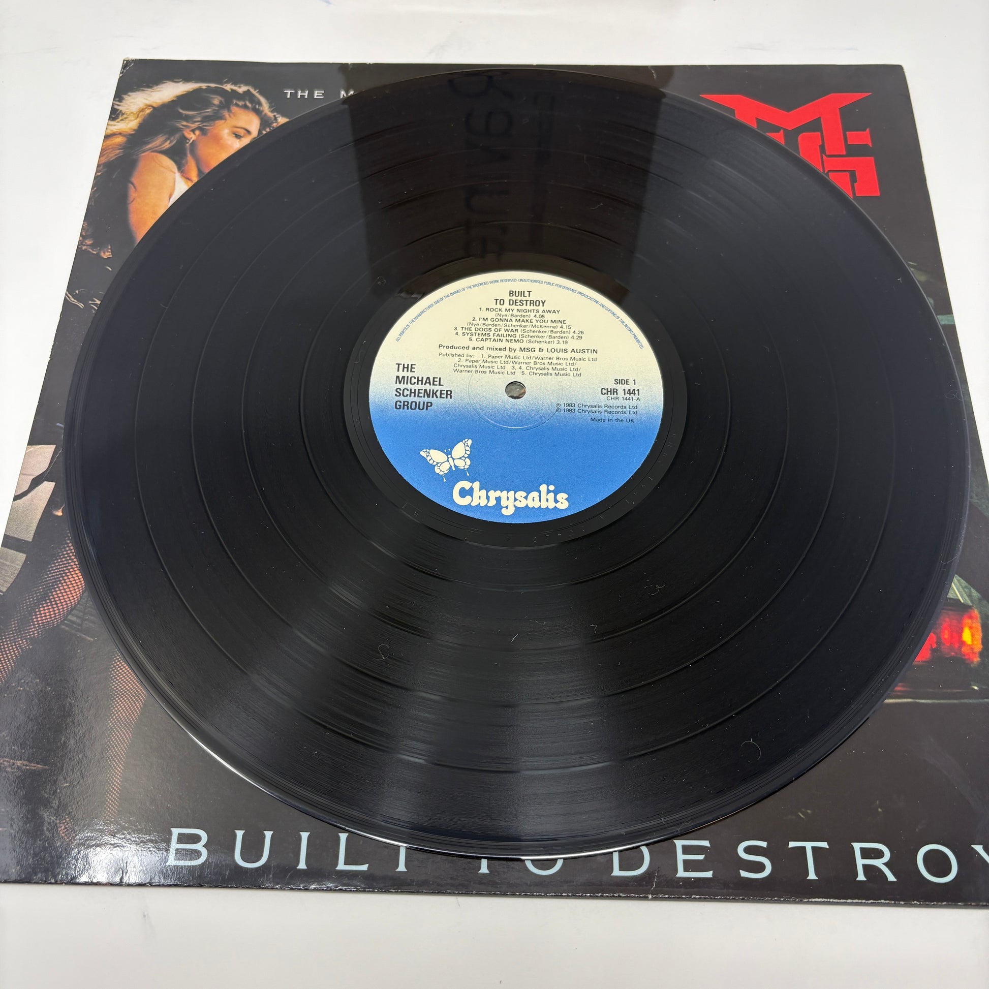 The Michael Schenker Group : Built To Destroy (LP,Album)