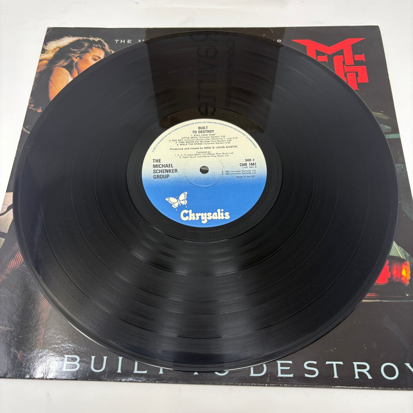 The Michael Schenker Group : Built To Destroy (LP,Album)