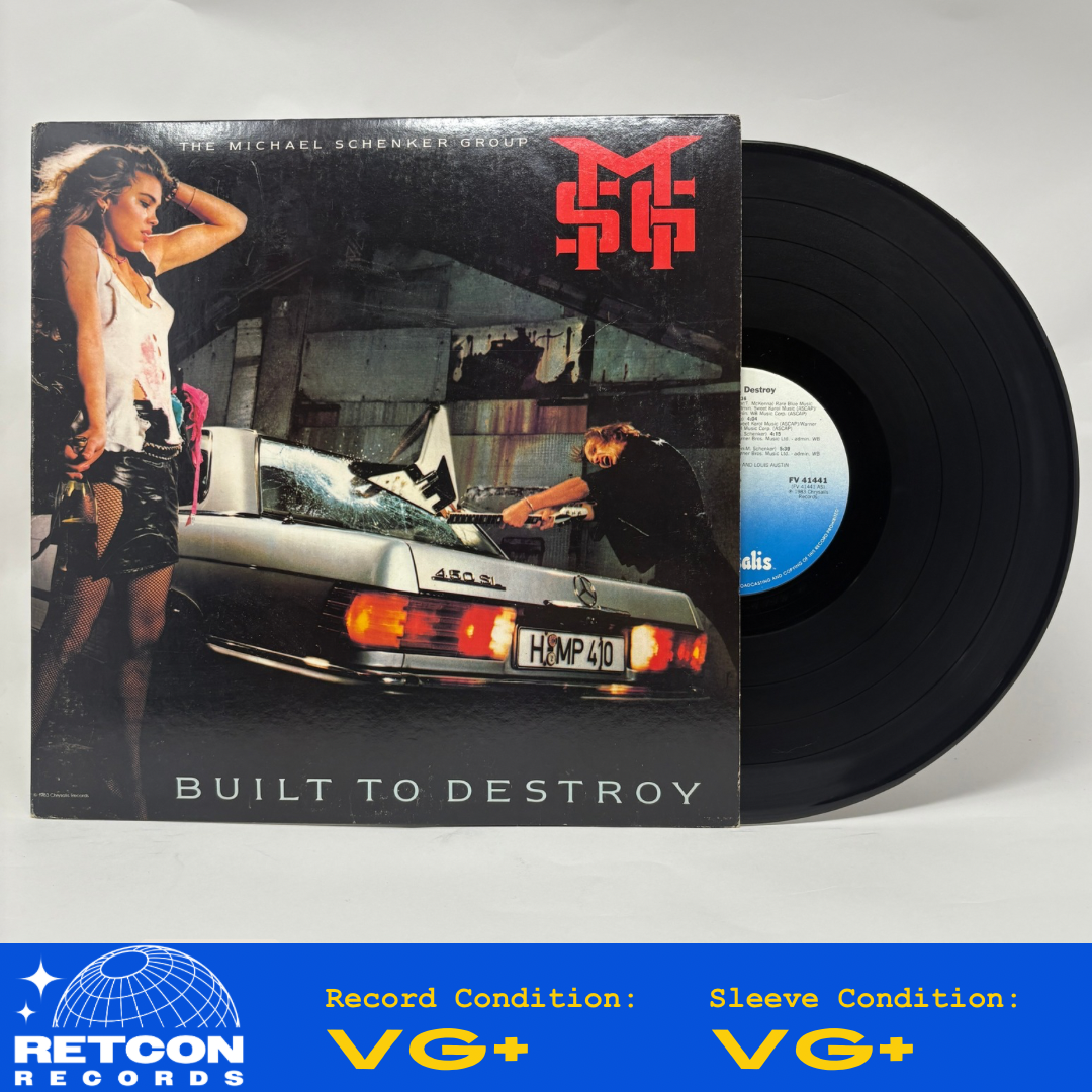 The Michael Schenker Group : Built To Destroy (LP,Album,Reissue)
